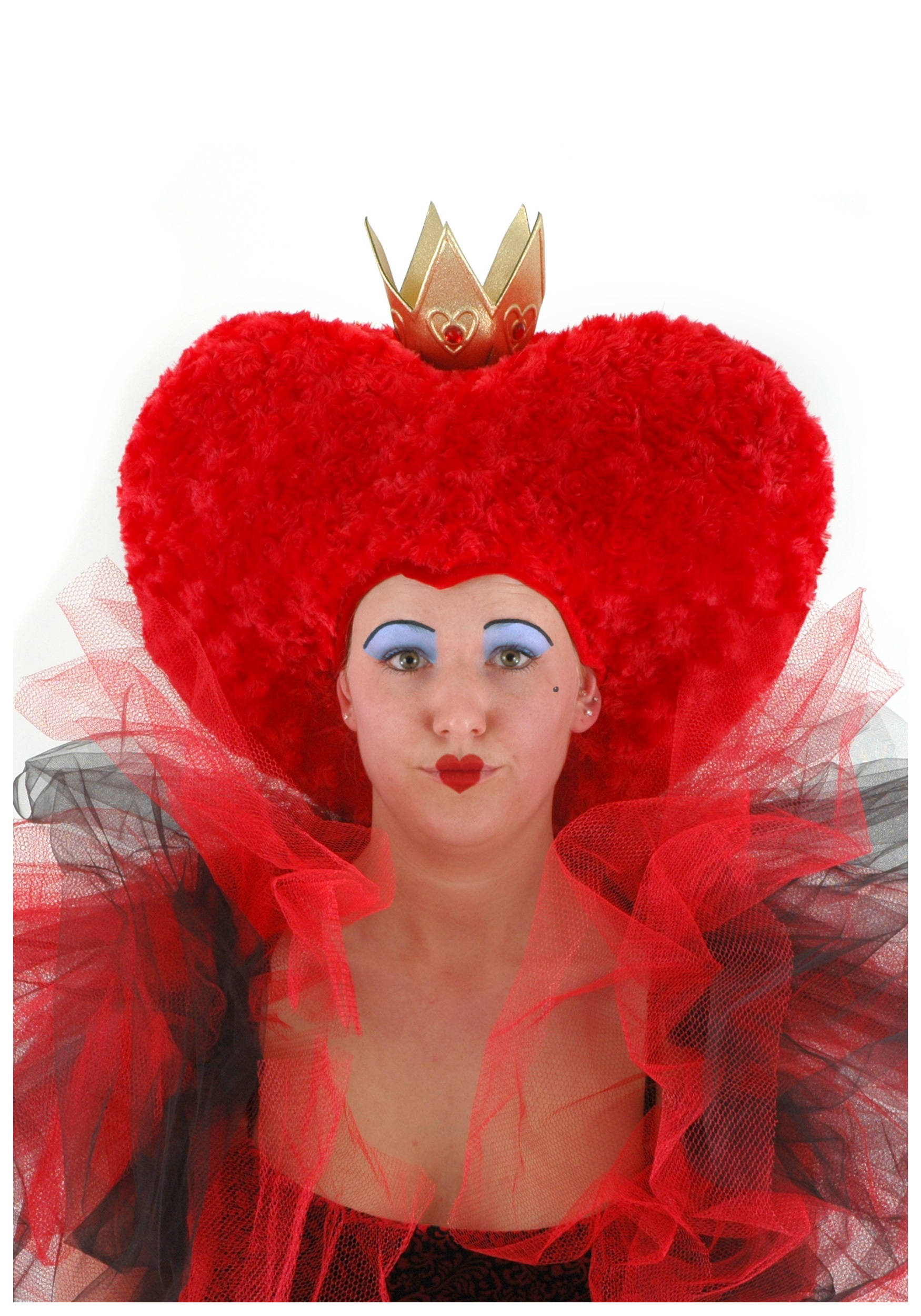 Women's Disney Oversized Queen of Hearts Wig 1 Women's Disney Oversized Queen of Hearts Wig