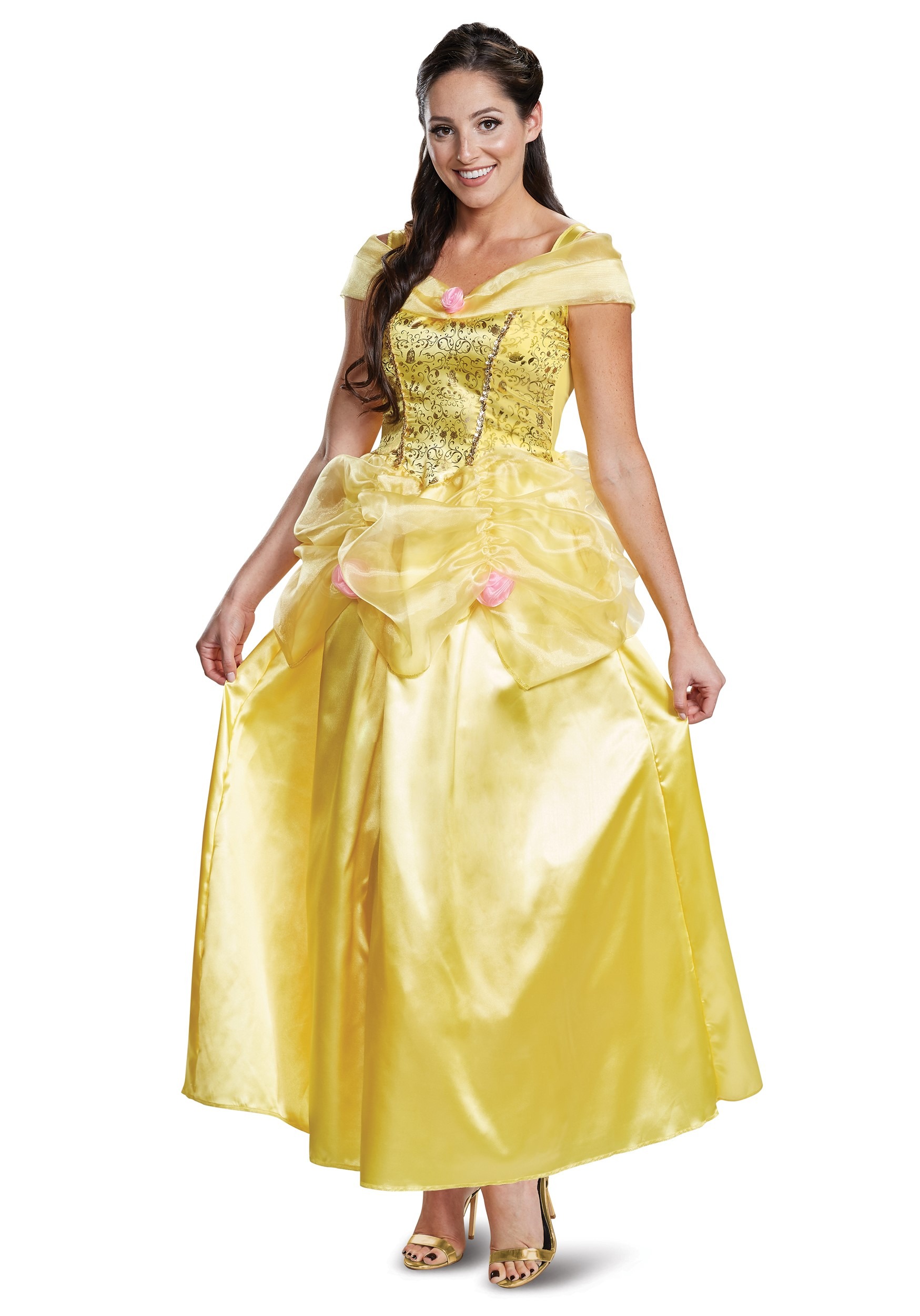 Beauty & The Beast Deluxe Classic Belle Costume for Adults 1 Beauty & The Beast Deluxe Classic Belle Costume for Adults