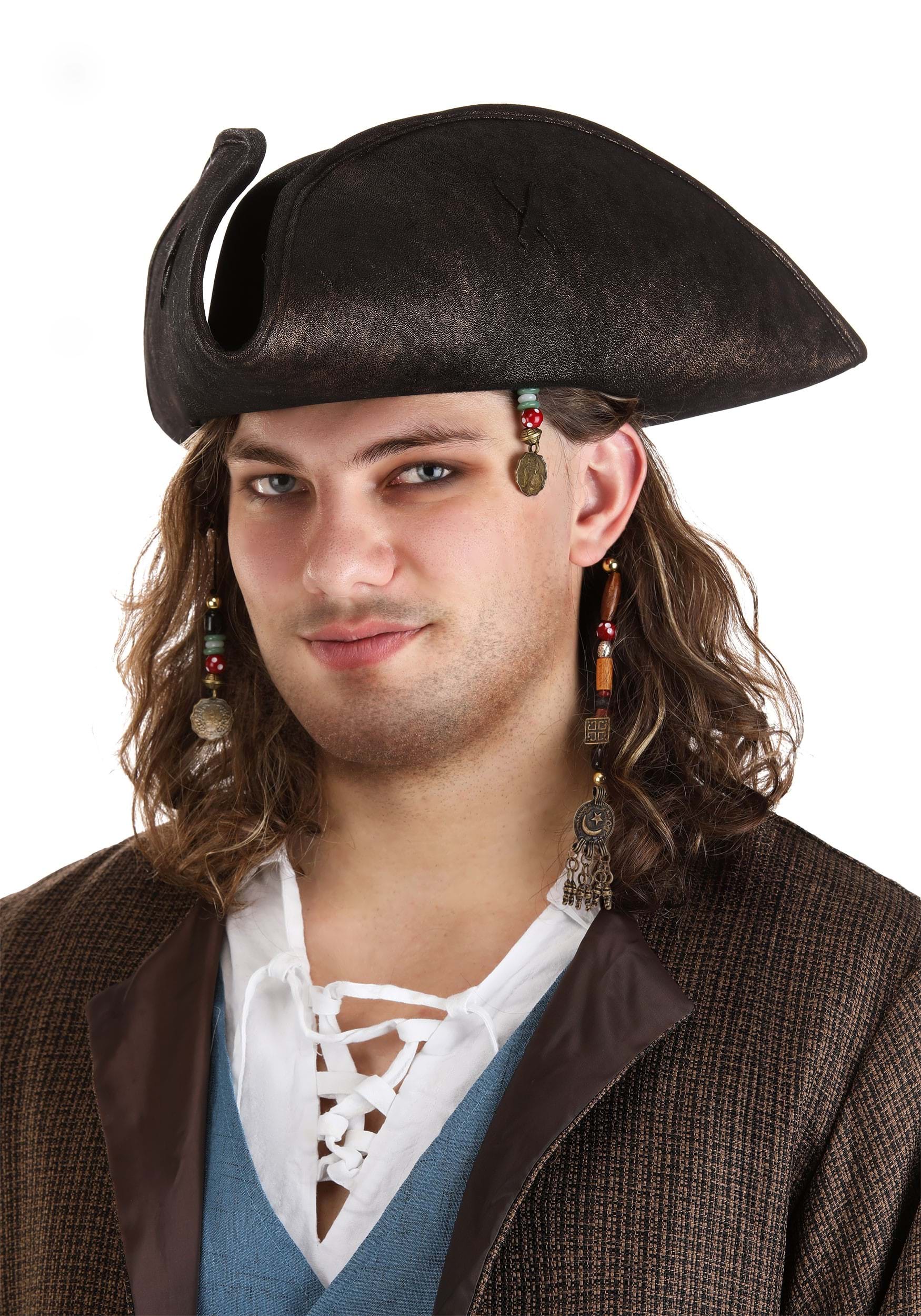 Disney Jack Sparrow Hair Beads Costume Accessory Kit
