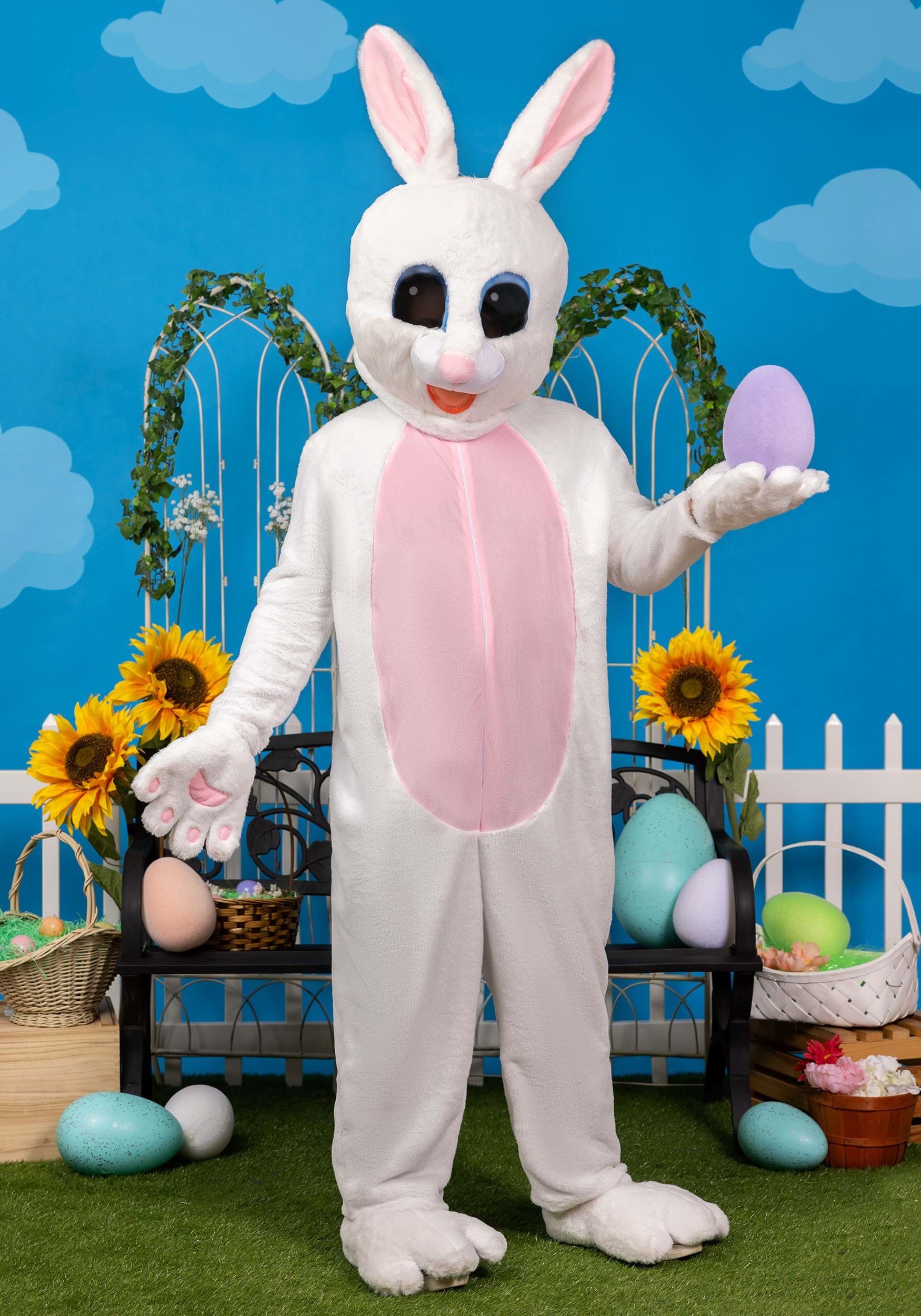 Adult Mascot Easter Bunny Plus Size Costume