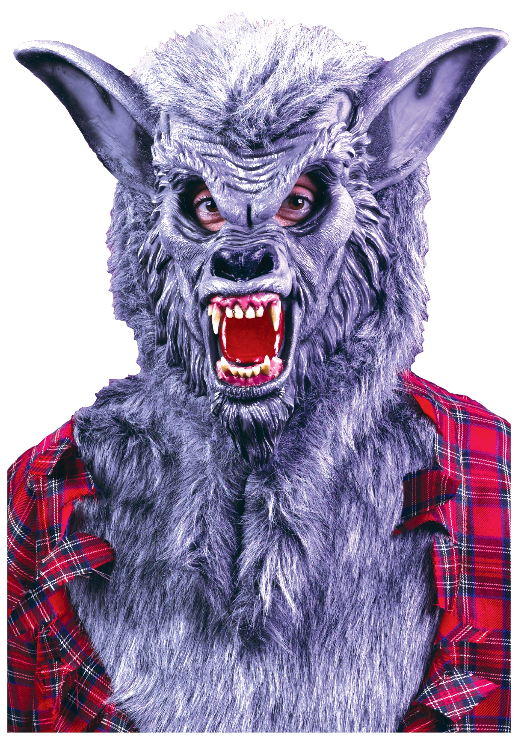 Gray Wolfman Mask