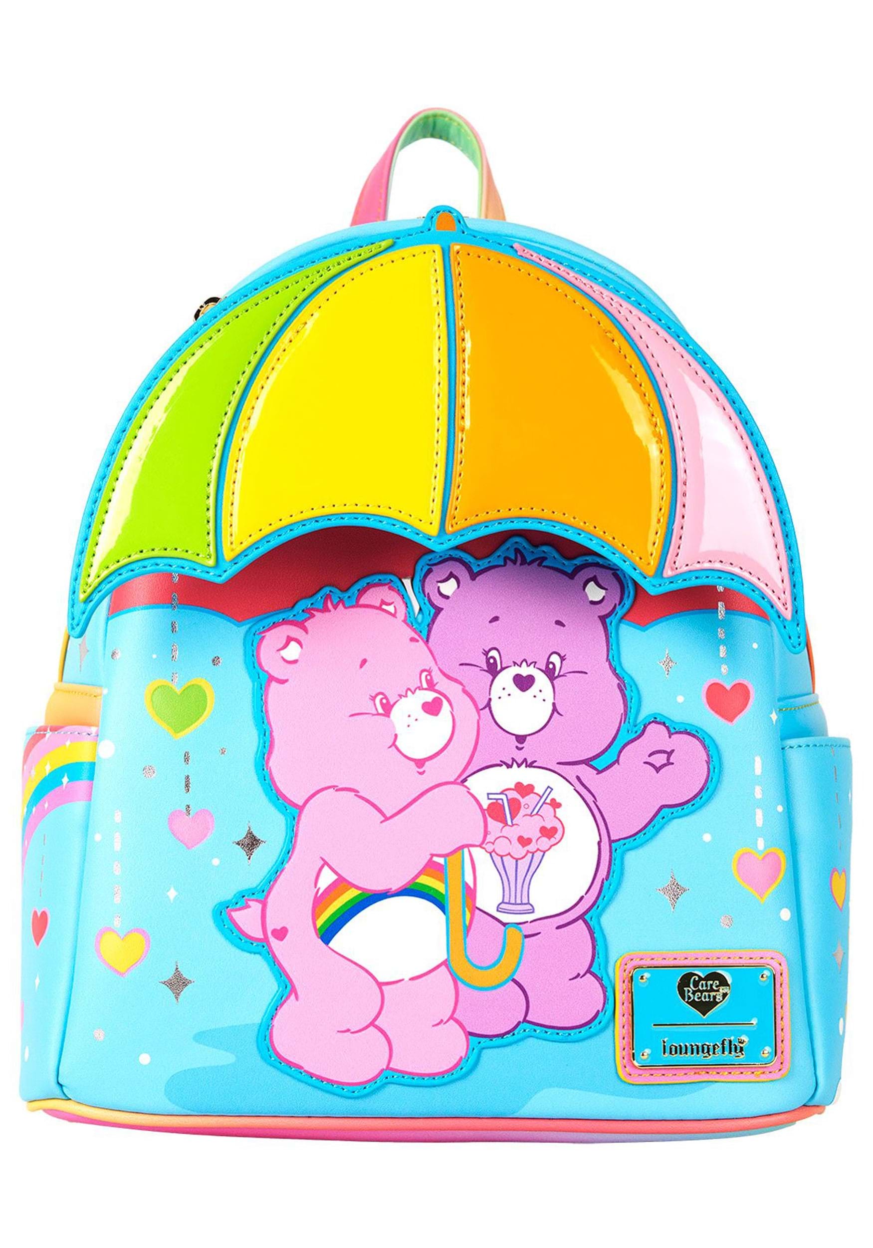 Loungefly Care Bears Rainbow Umbrella Mini Backpack