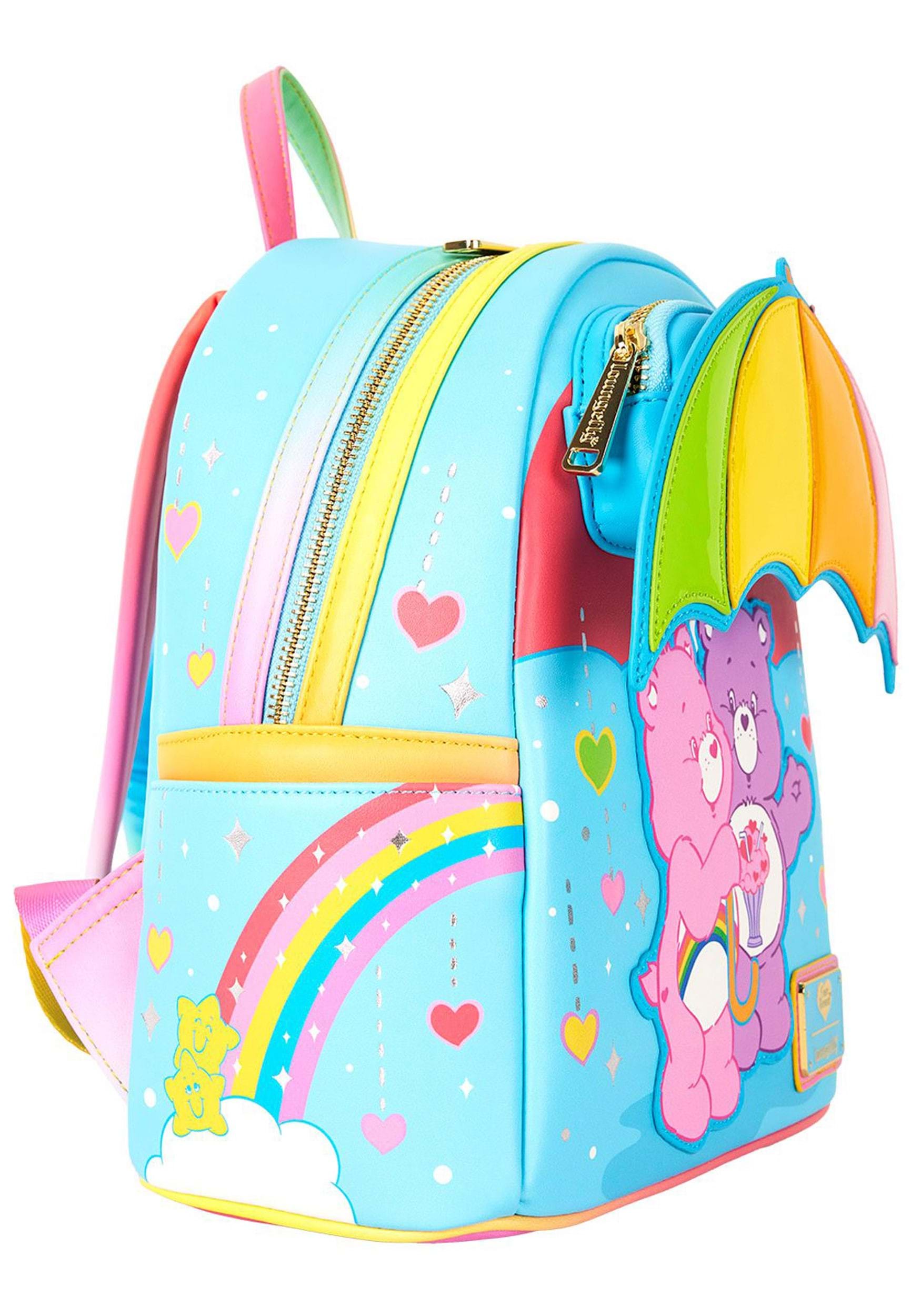 Loungefly Care Bears Rainbow Umbrella Mini Backpack
