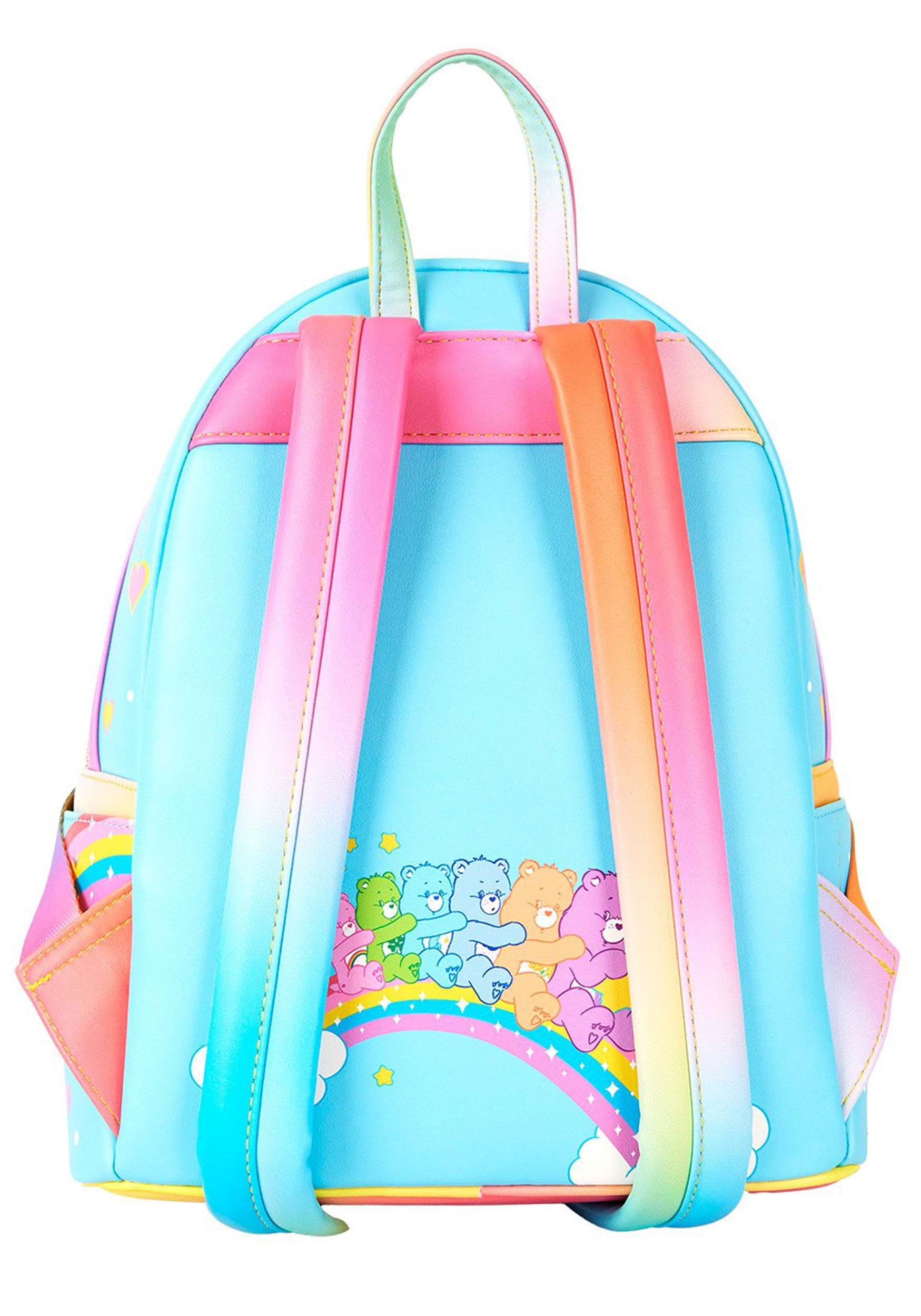 Loungefly Care Bears Rainbow Umbrella Mini Backpack