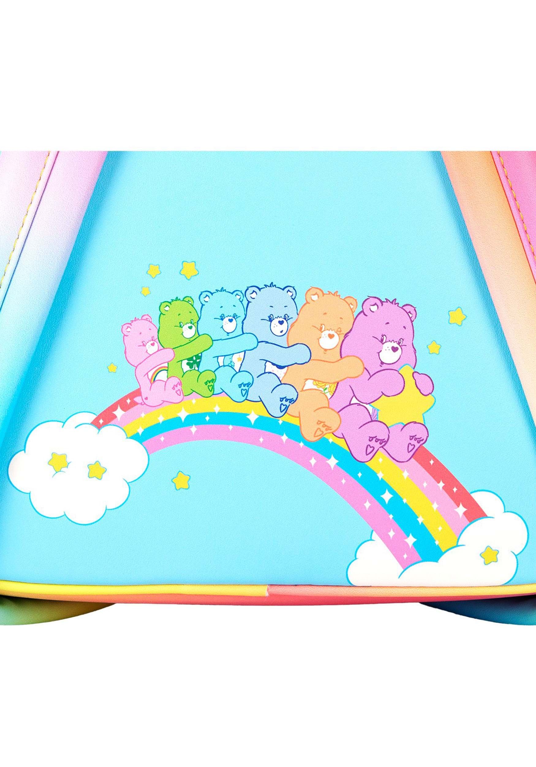 Loungefly Care Bears Rainbow Umbrella Mini Backpack