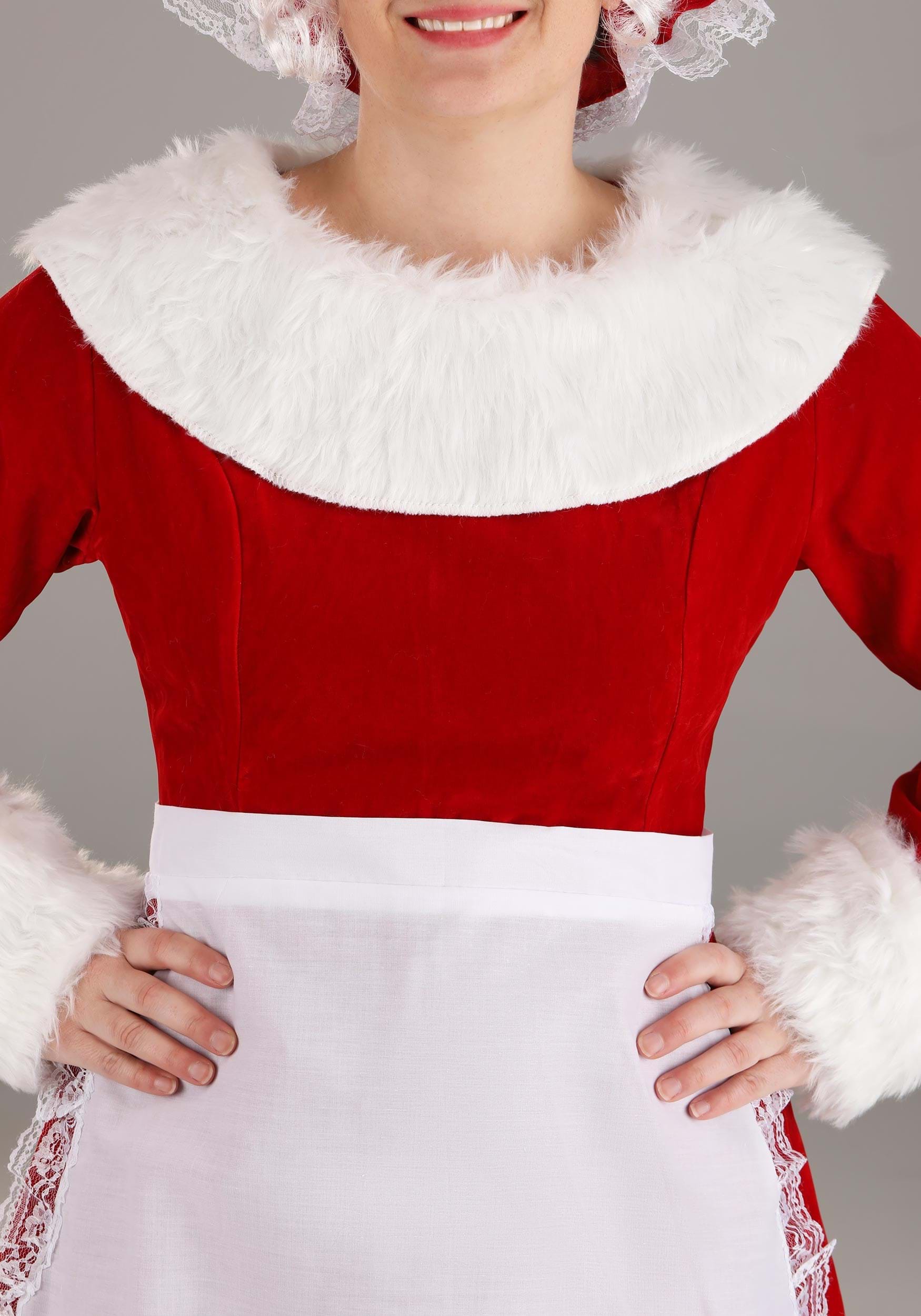 Women's Deluxe Mrs. Claus Costume 6 Women's Deluxe Mrs. Claus Costume