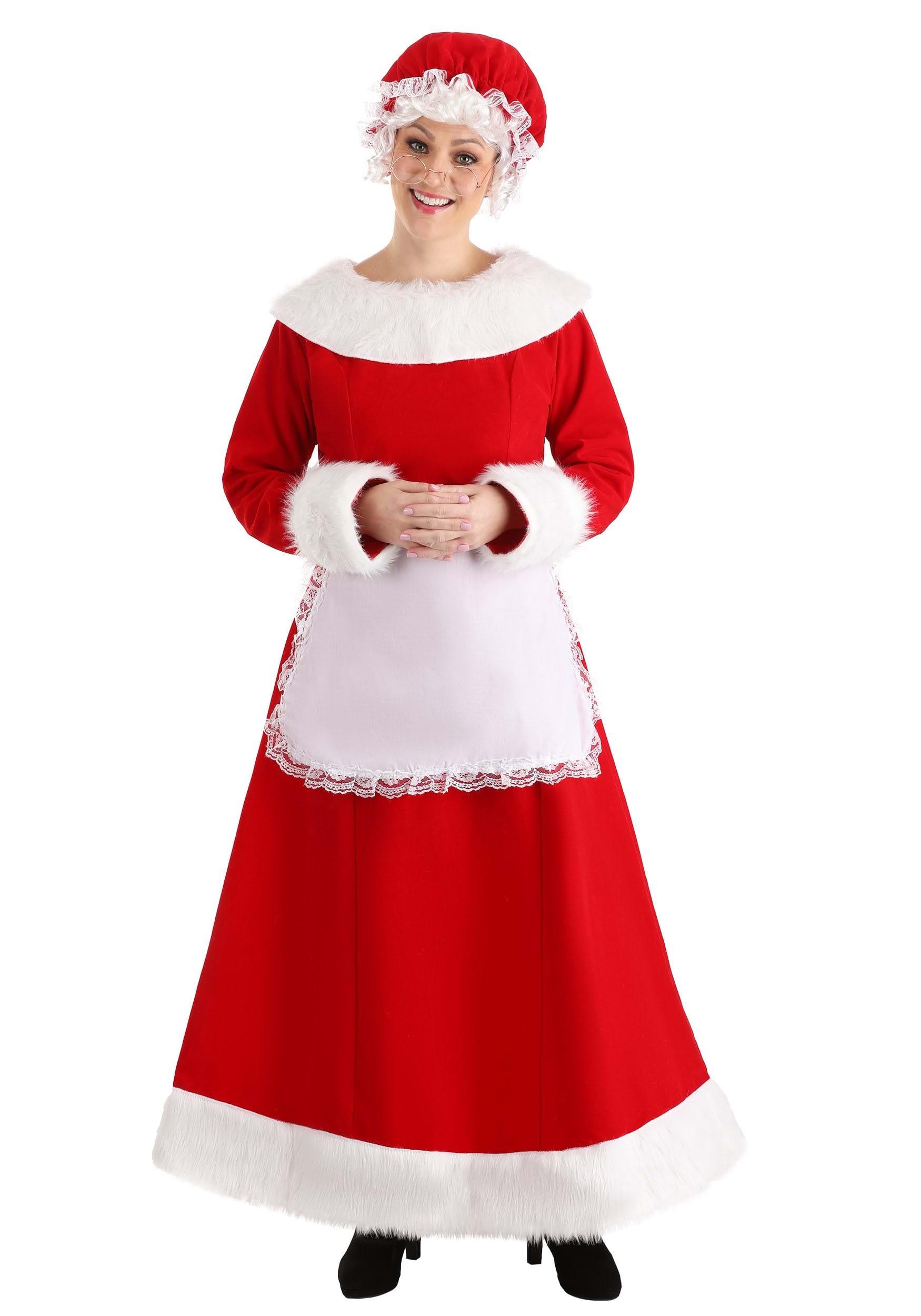 Women's Deluxe Mrs. Claus Costume 9 Women's Deluxe Mrs. Claus Costume