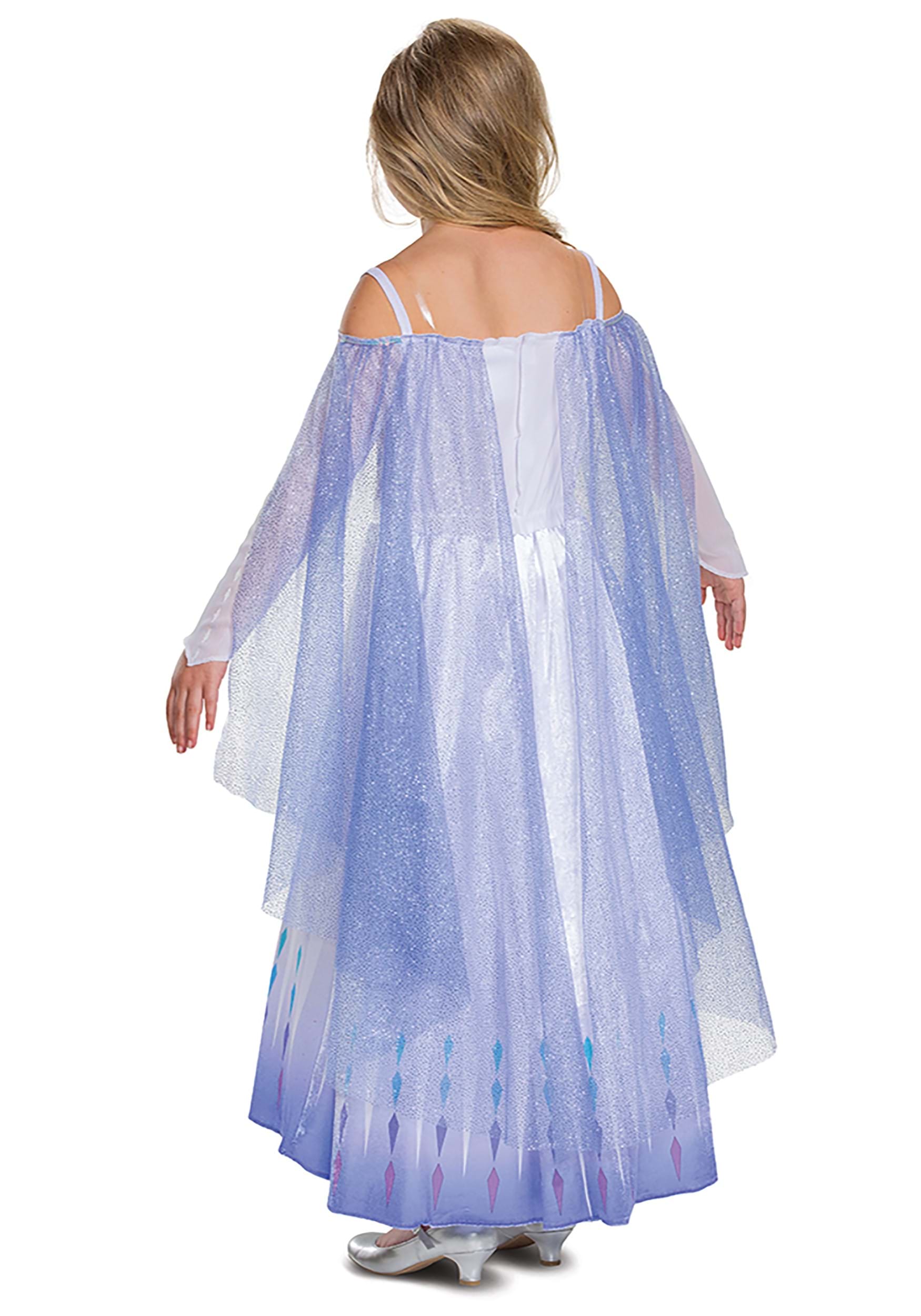 Girl's Frozen Snow Queen Elsa Deluxe Costume