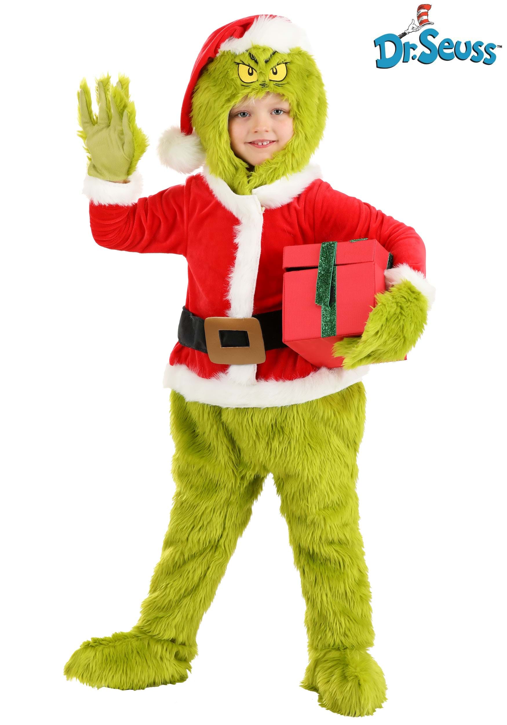 Toddler Grinch Santa Claus Costume 1 Toddler Grinch Santa Claus Costume