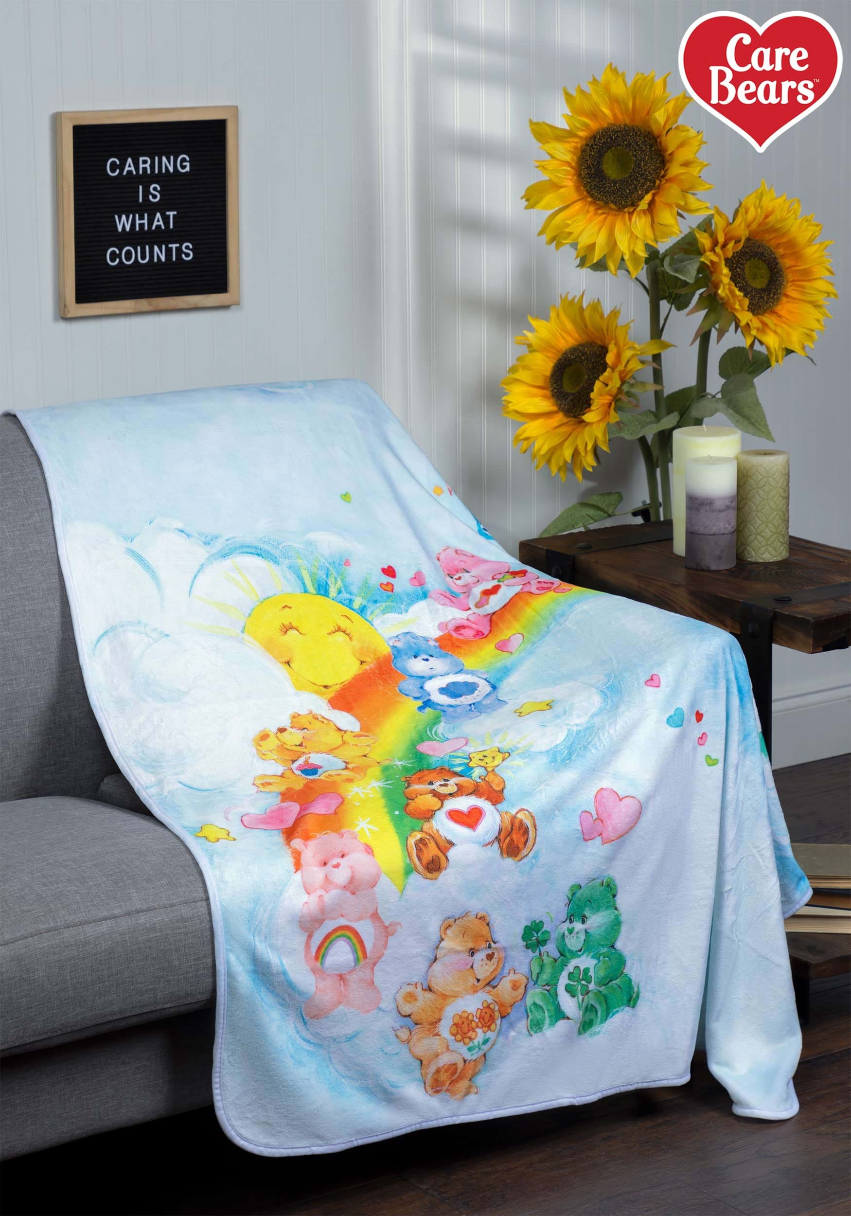 Care Bears Care-a-Lot Throw Blanket