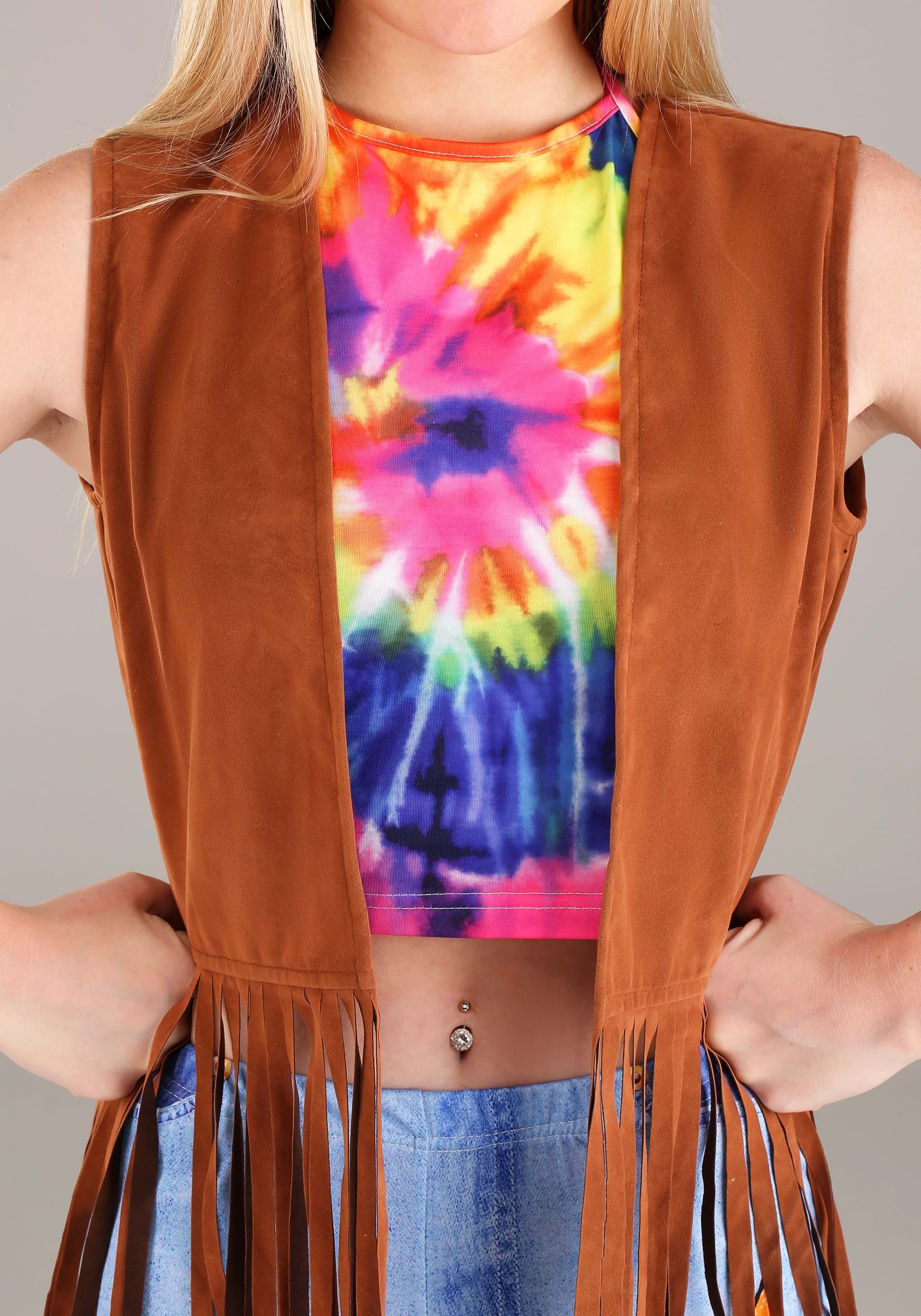 Hippie Women's Costume Vest