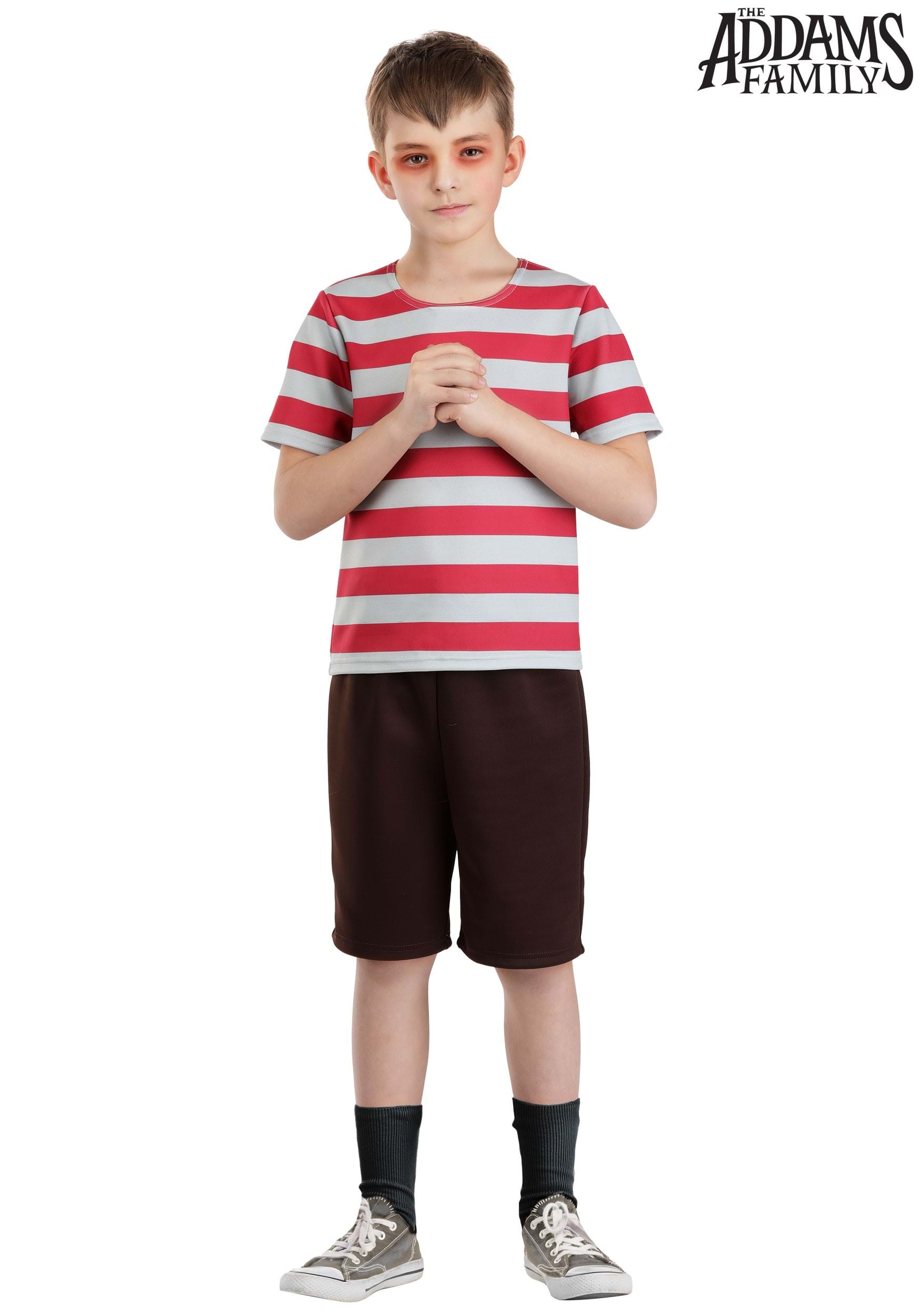 Boy's 2019 Addams Family Pugsley Costume 1 Boy's 2019 Addams Family Pugsley Costume