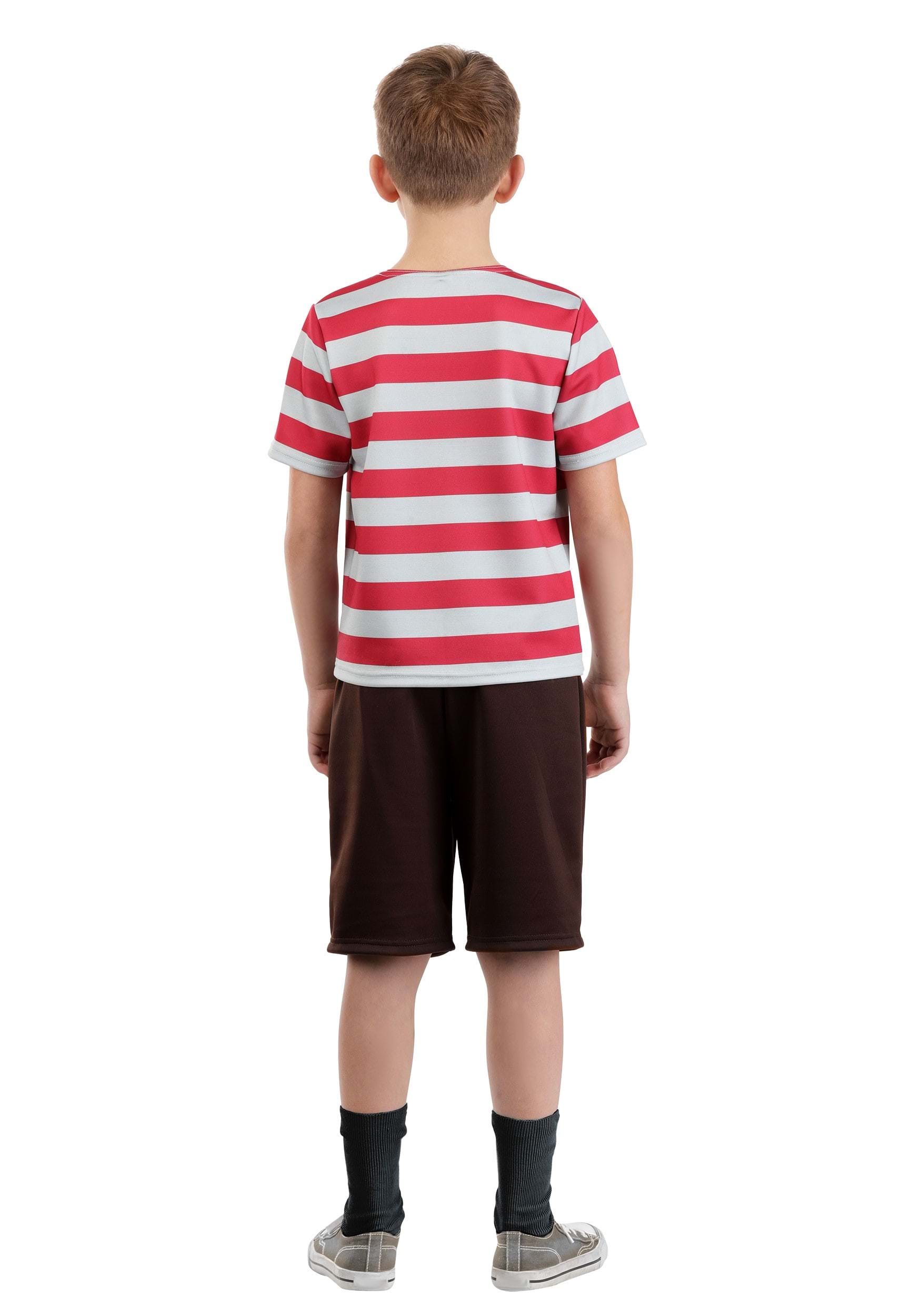 Boy's 2019 Addams Family Pugsley Costume 2 Boy's 2019 Addams Family Pugsley Costume