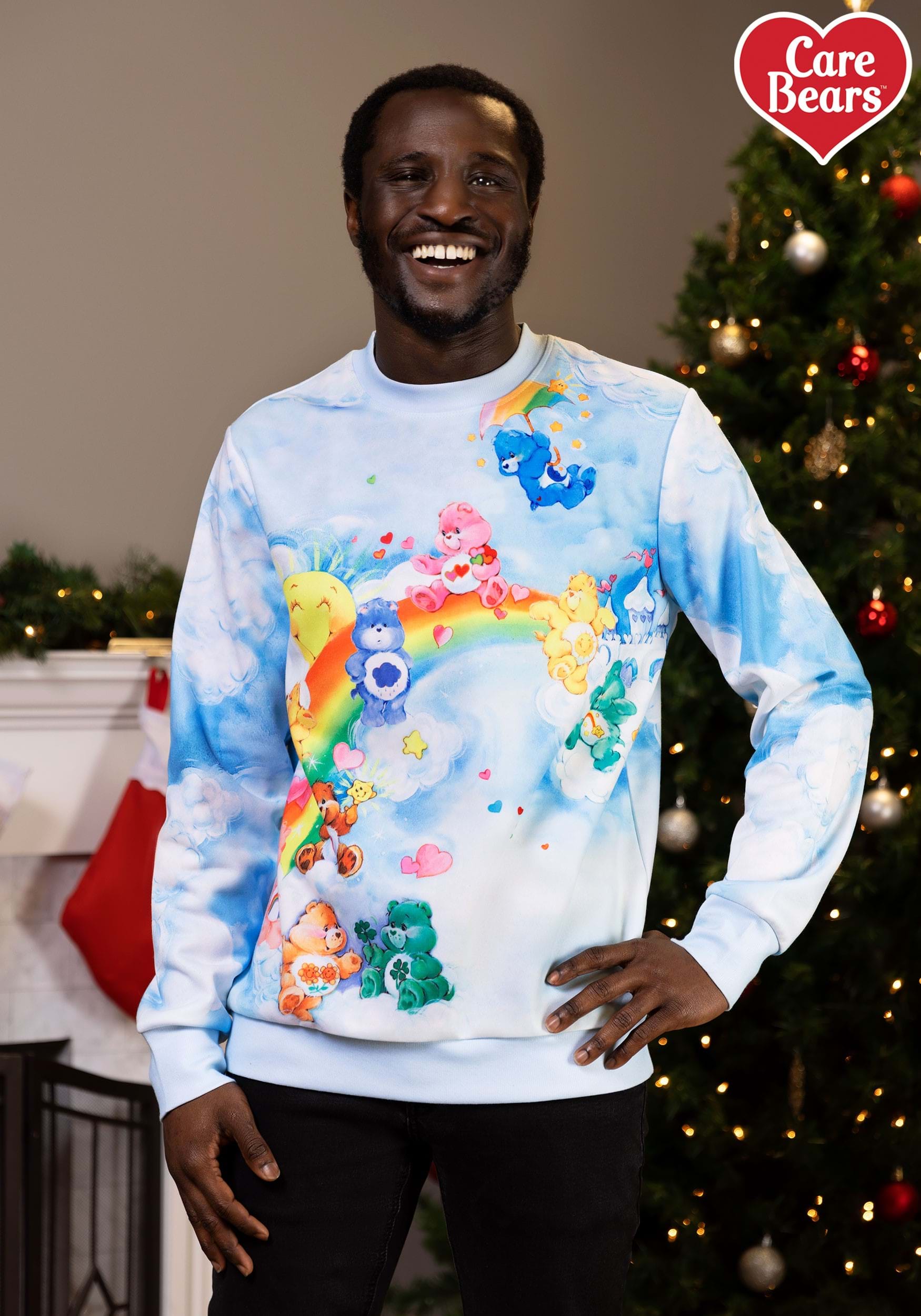 Fun in the Sun Care Bears Sweater for Adults