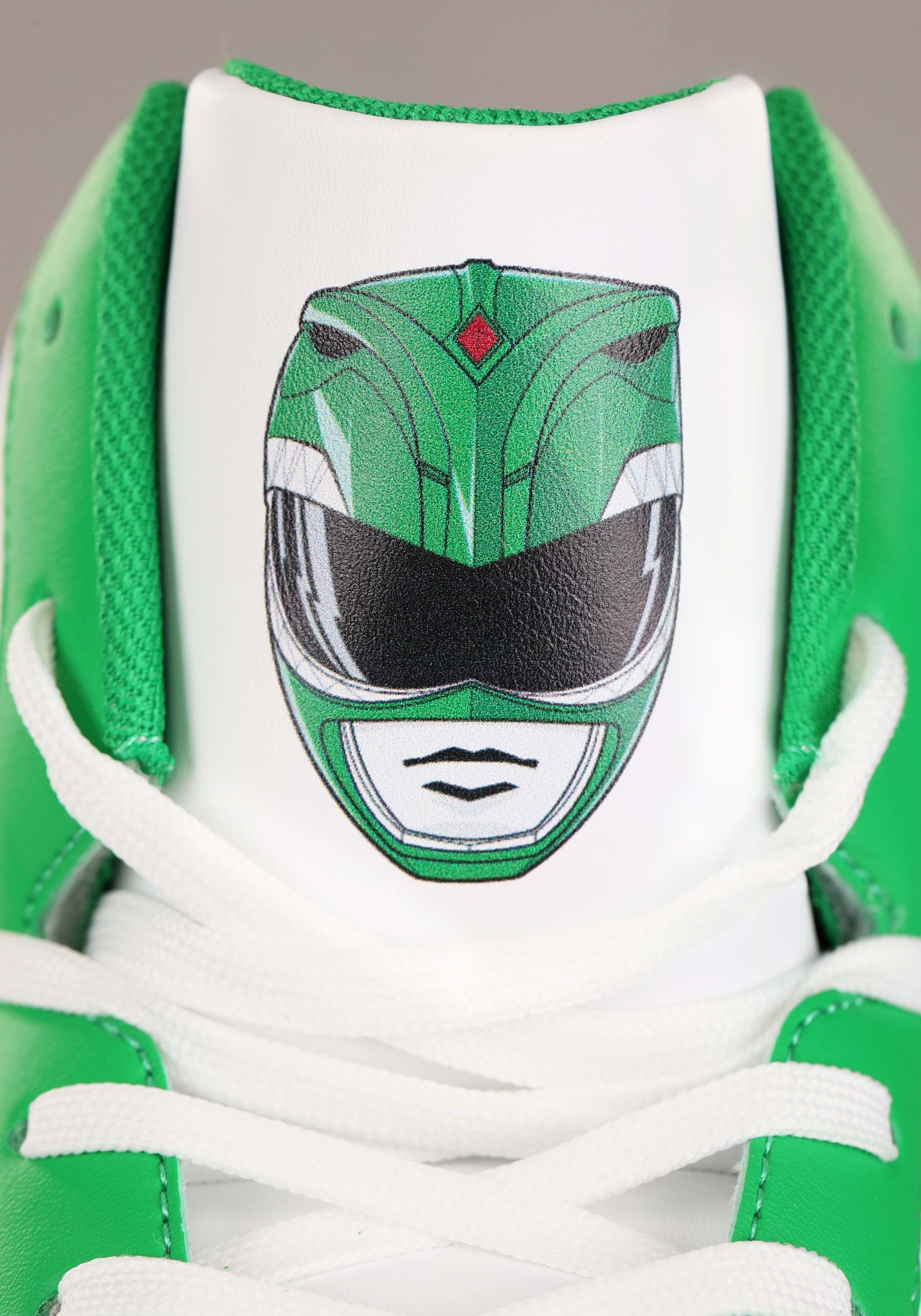 Adult Power Rangers Costume Inspired Green Sneakers 4 Adult Power Rangers Costume Inspired Green Sneakers