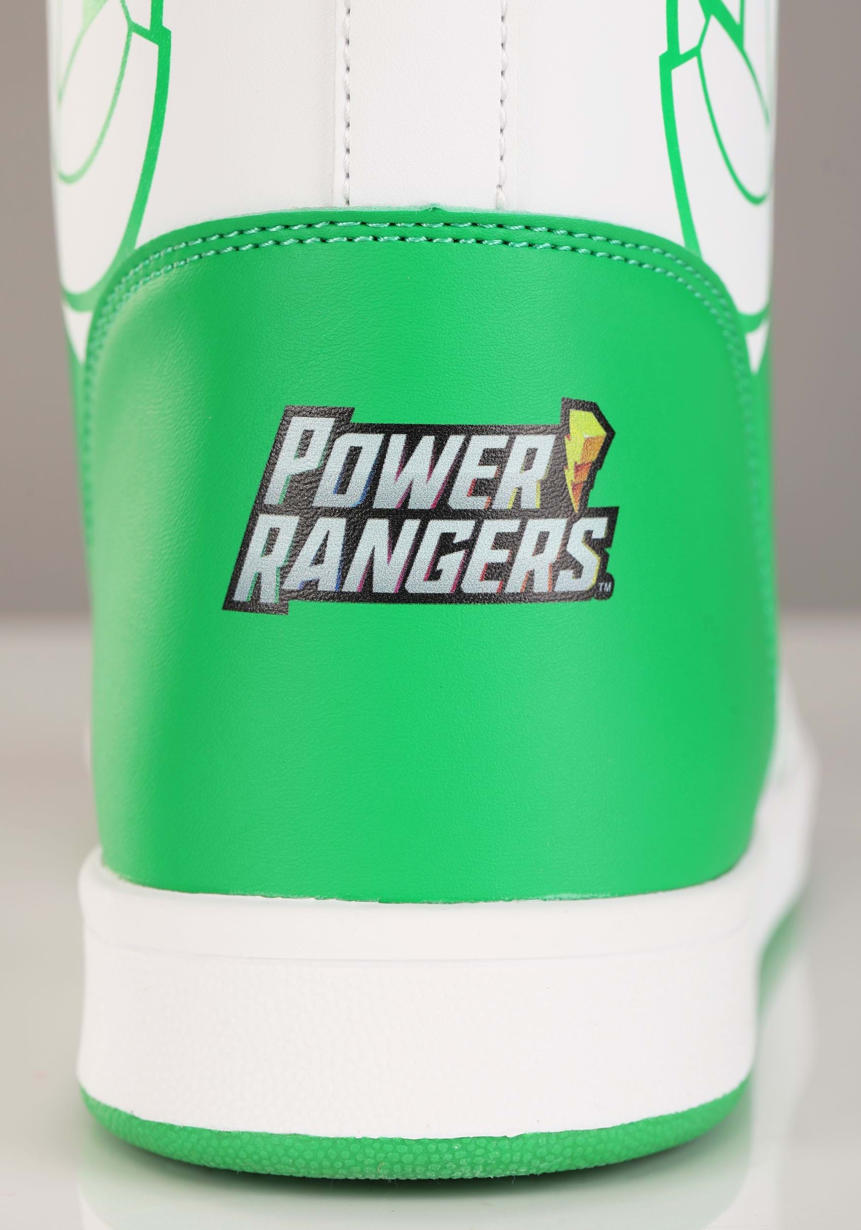 Adult Power Rangers Costume Inspired Green Sneakers 6 Adult Power Rangers Costume Inspired Green Sneakers