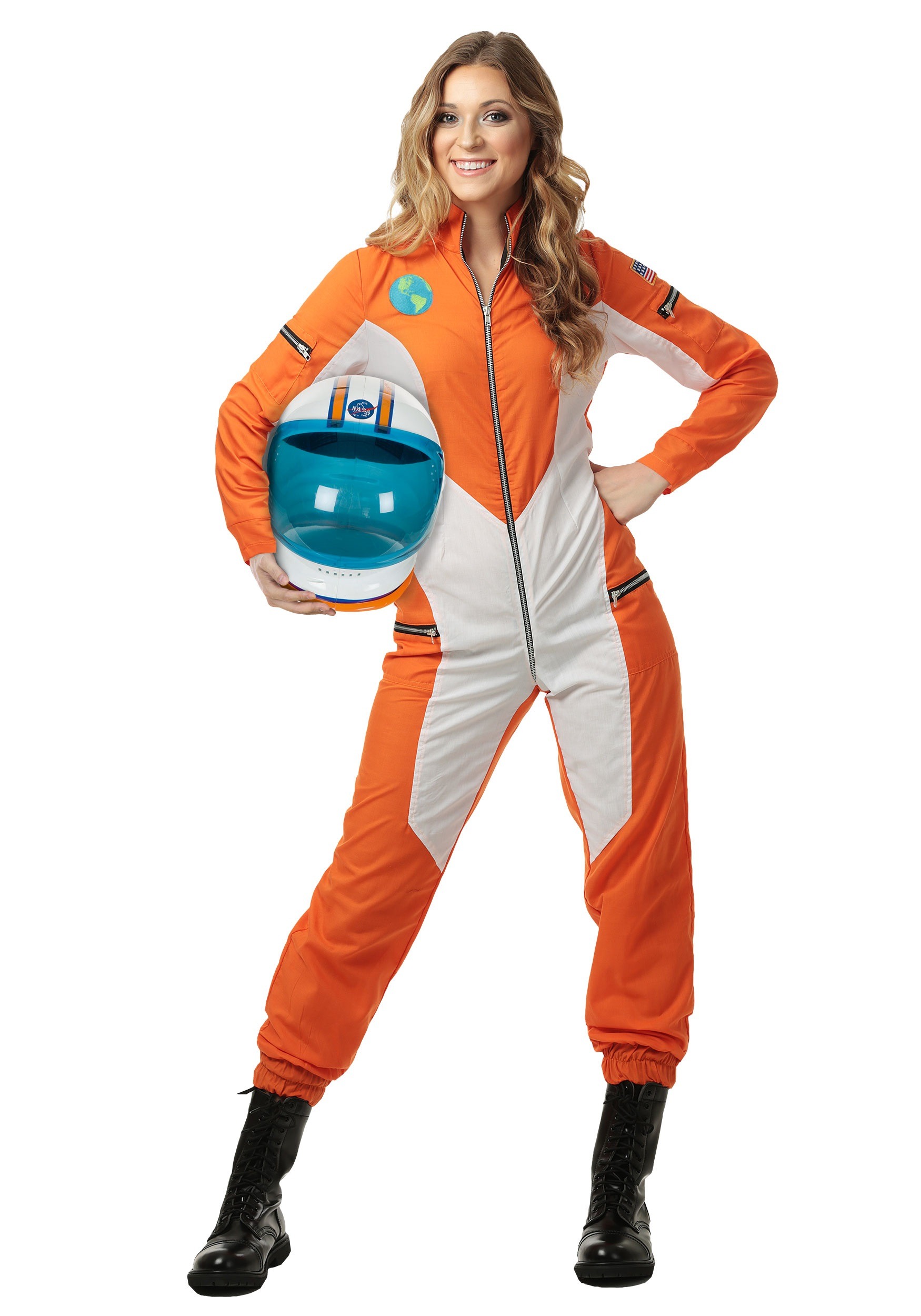 Women's Astronaut Jumpsuit Costume