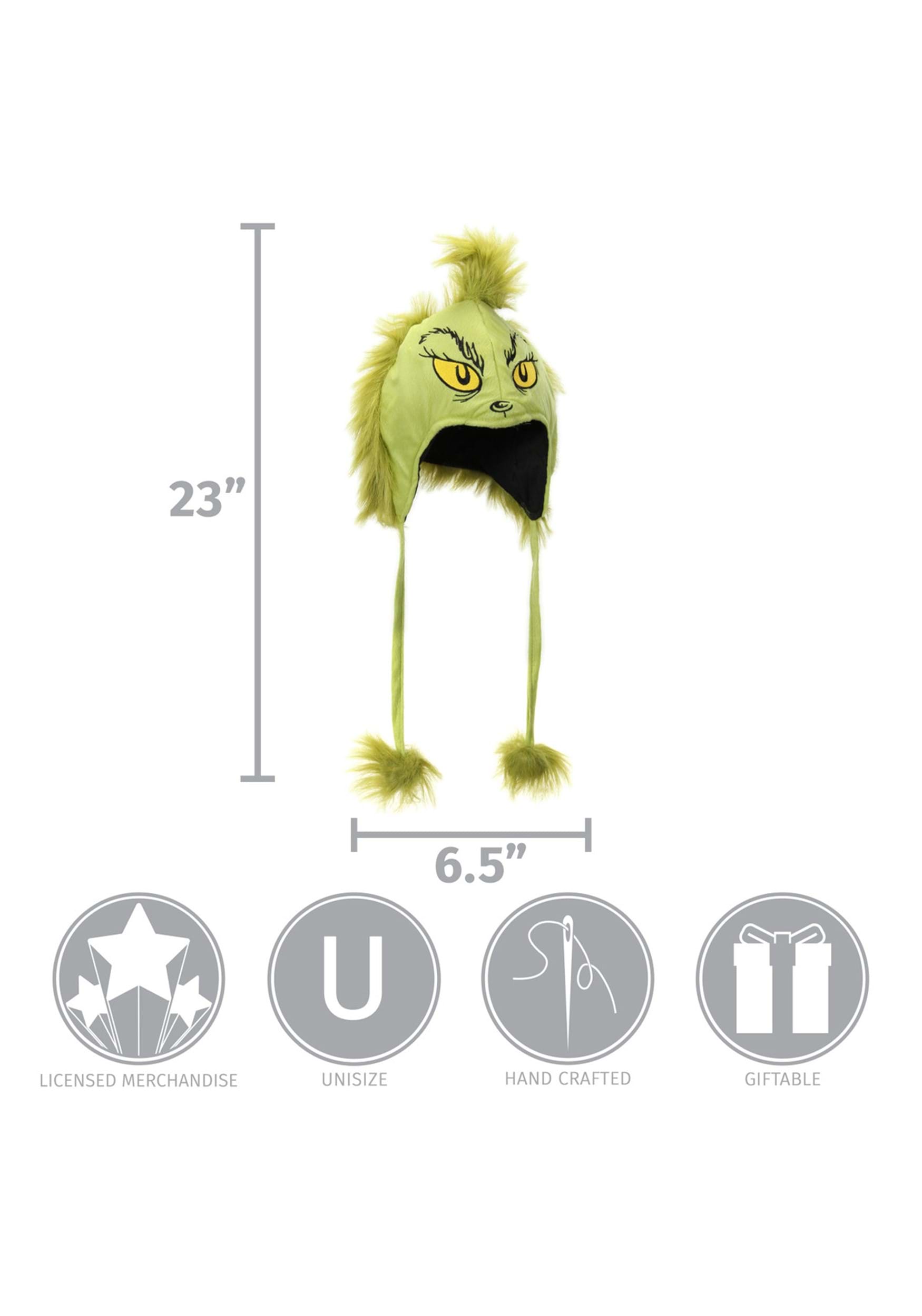 Deluxe Christmas Grinch Hoodie Hat