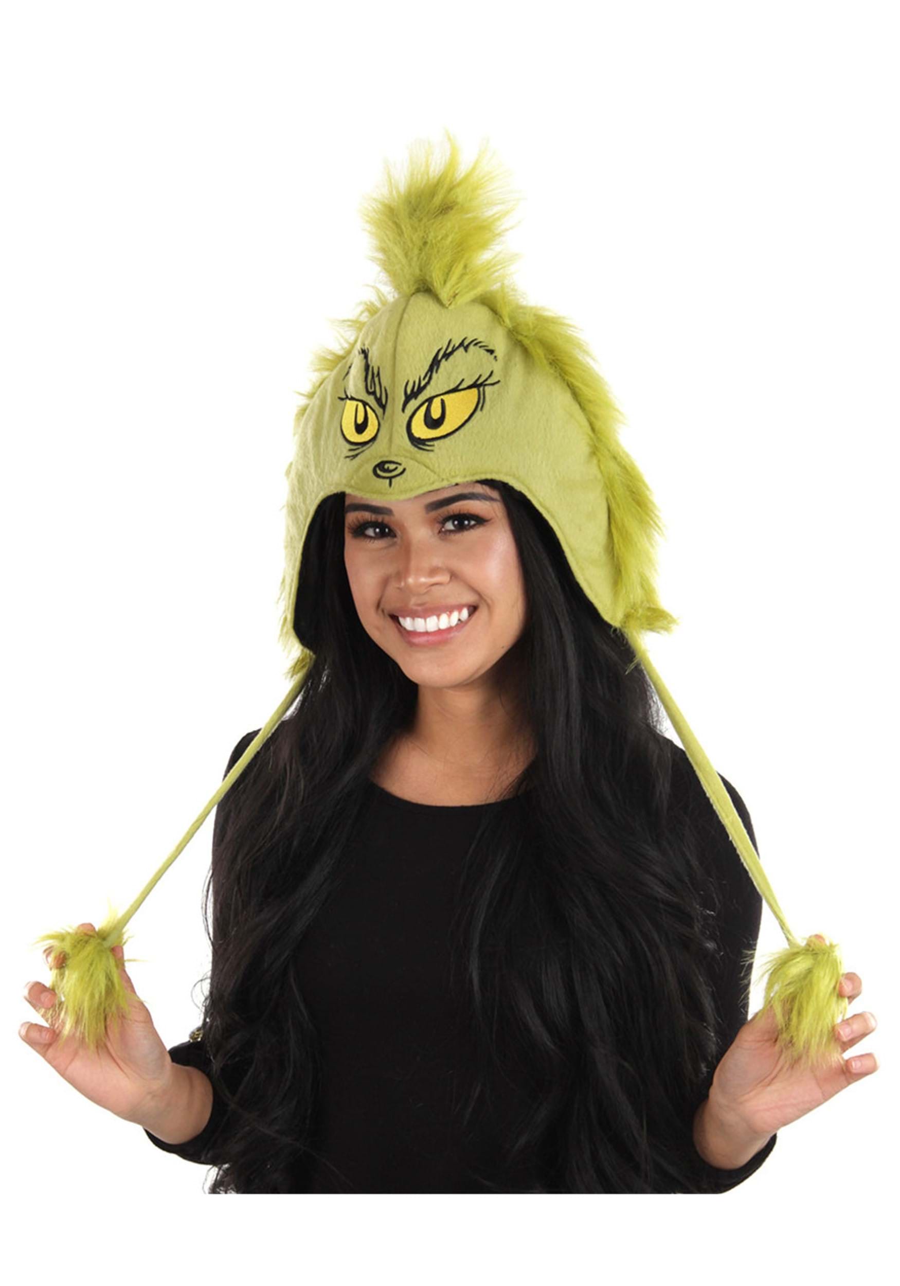 Deluxe Christmas Grinch Hoodie Hat