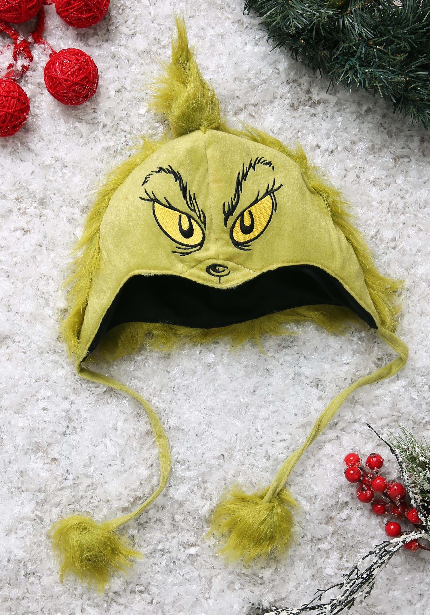 Deluxe Christmas Grinch Hoodie Hat