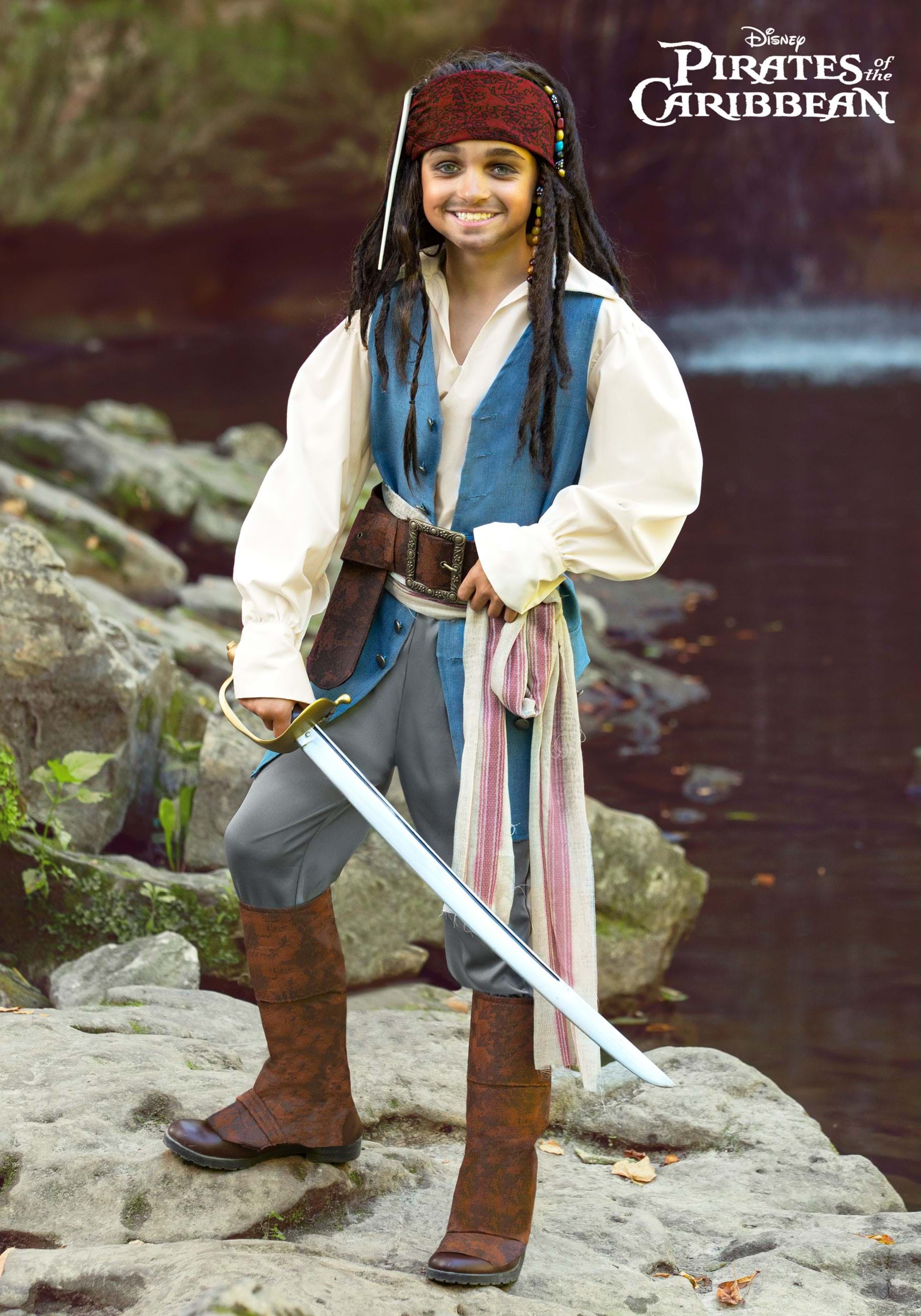 Captain Jack Sparrow Kid's Costume from Disney's Pirates of the Caribbean