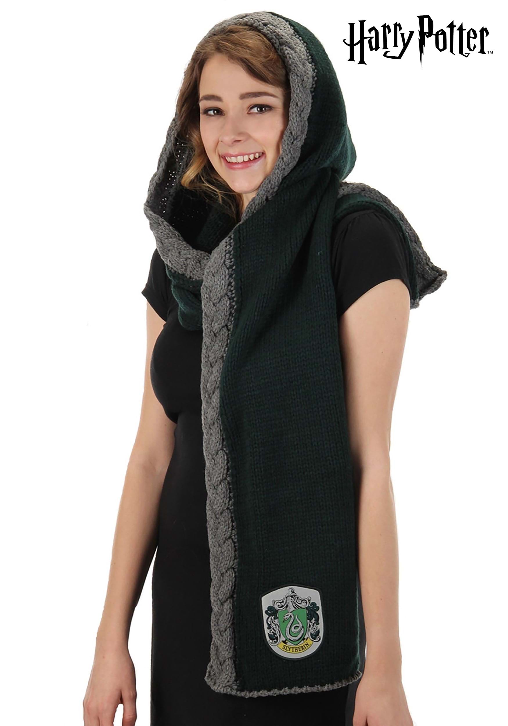 Knit Slytherin Hood