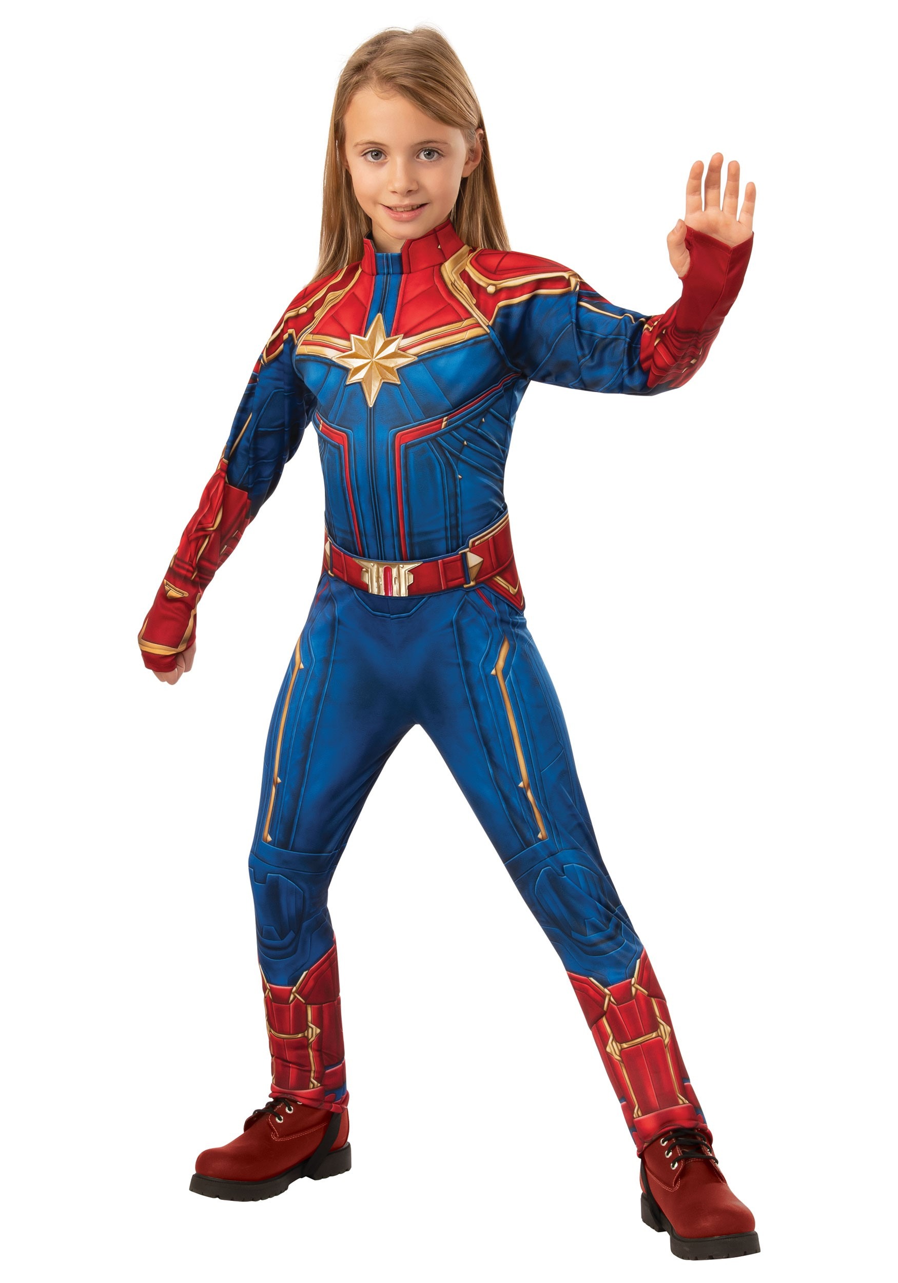 Kids Captain Marvel Deluxe Costume