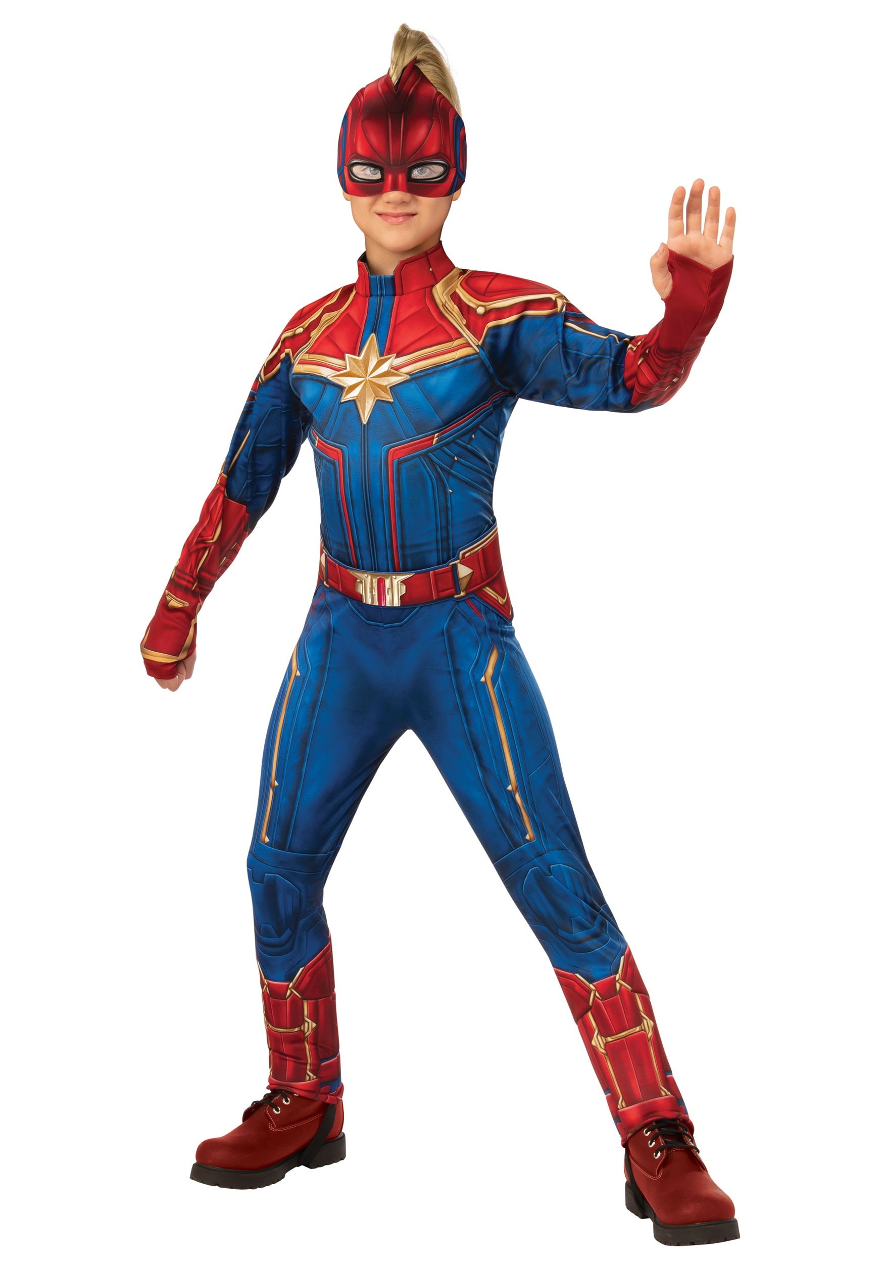 Kids Captain Marvel Deluxe Costume