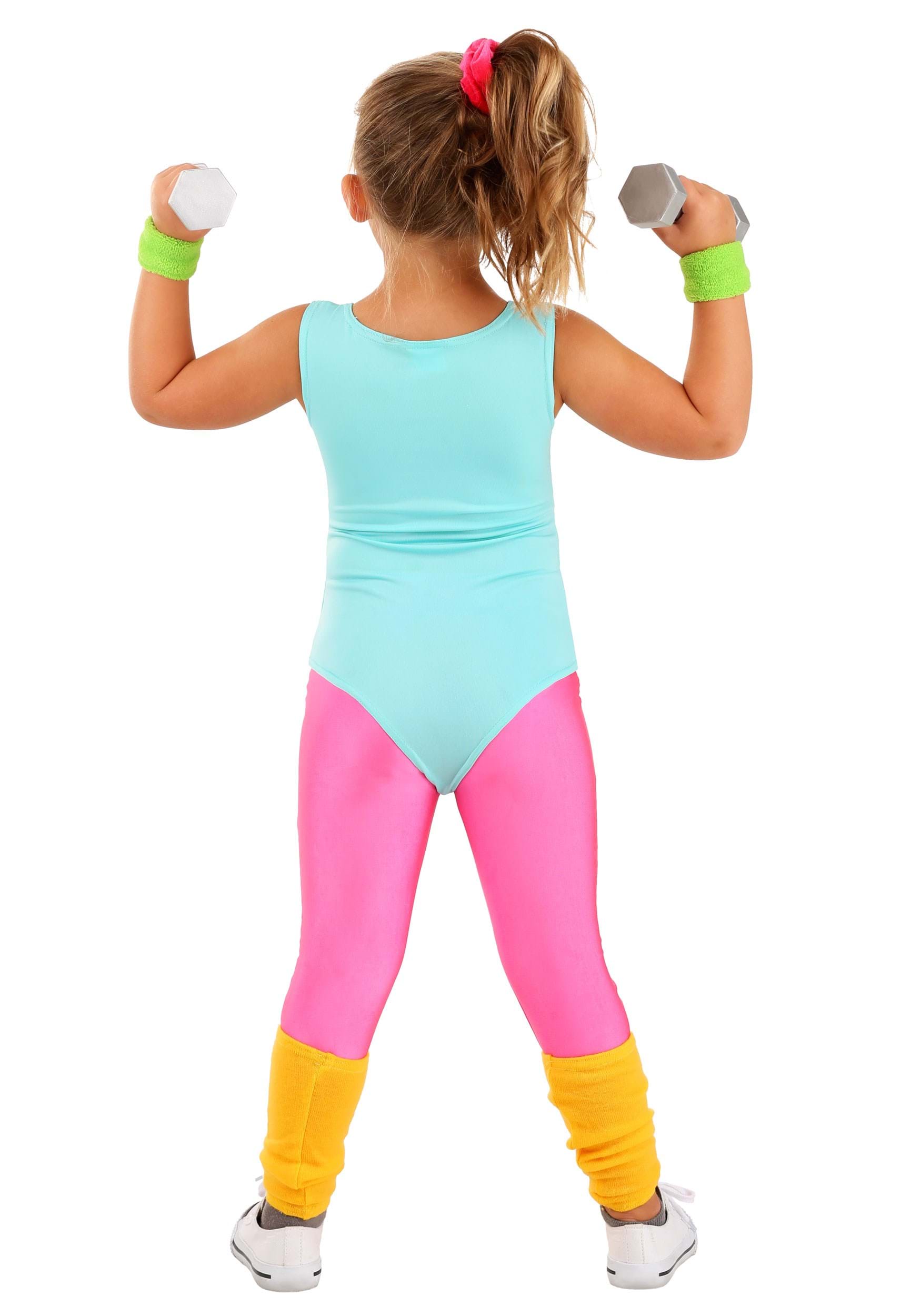 Totally 80s Toddler Workout Costume 2 Totally 80s Toddler Workout Costume