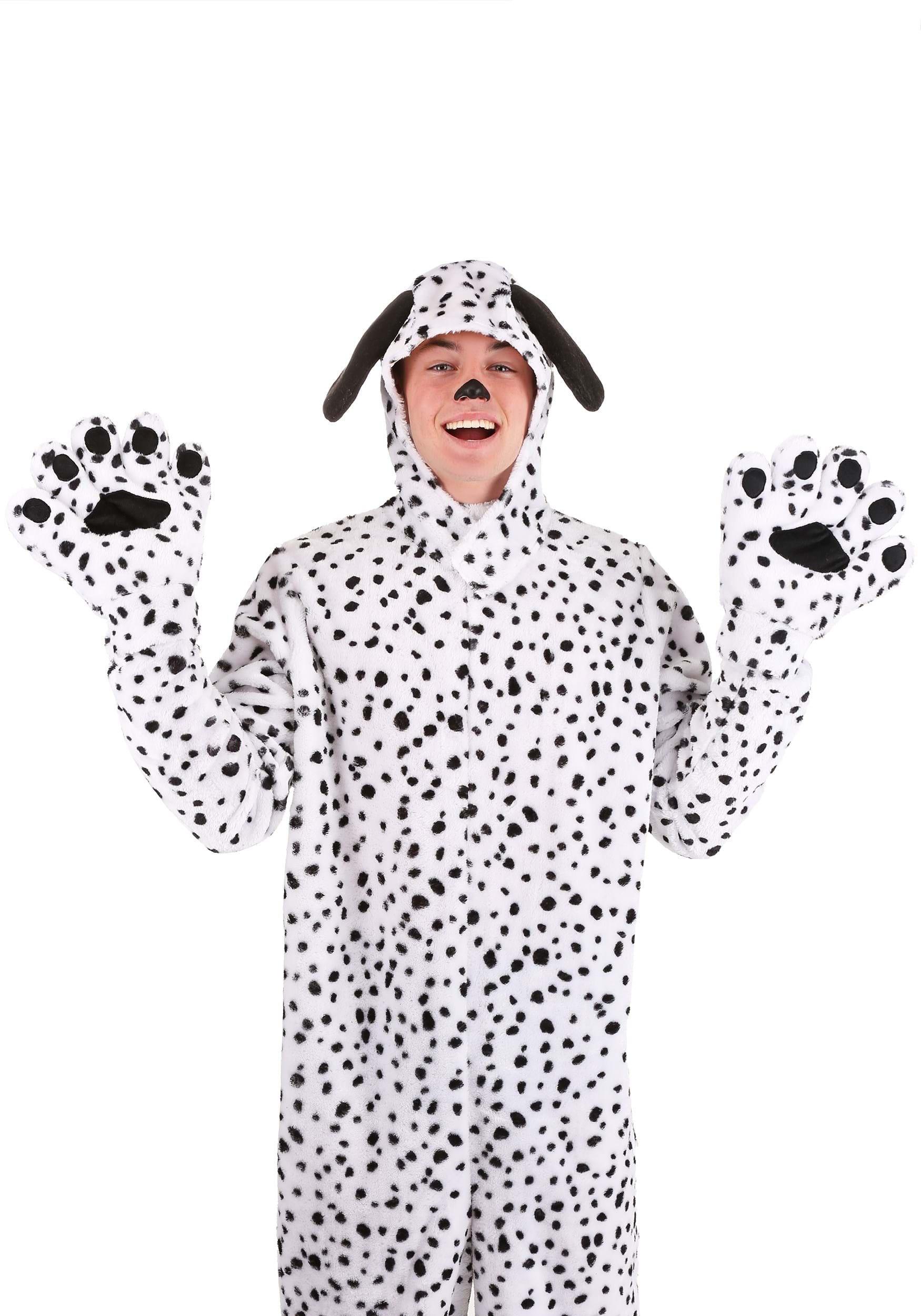 Dalmatian Costume Gloves for Adults
