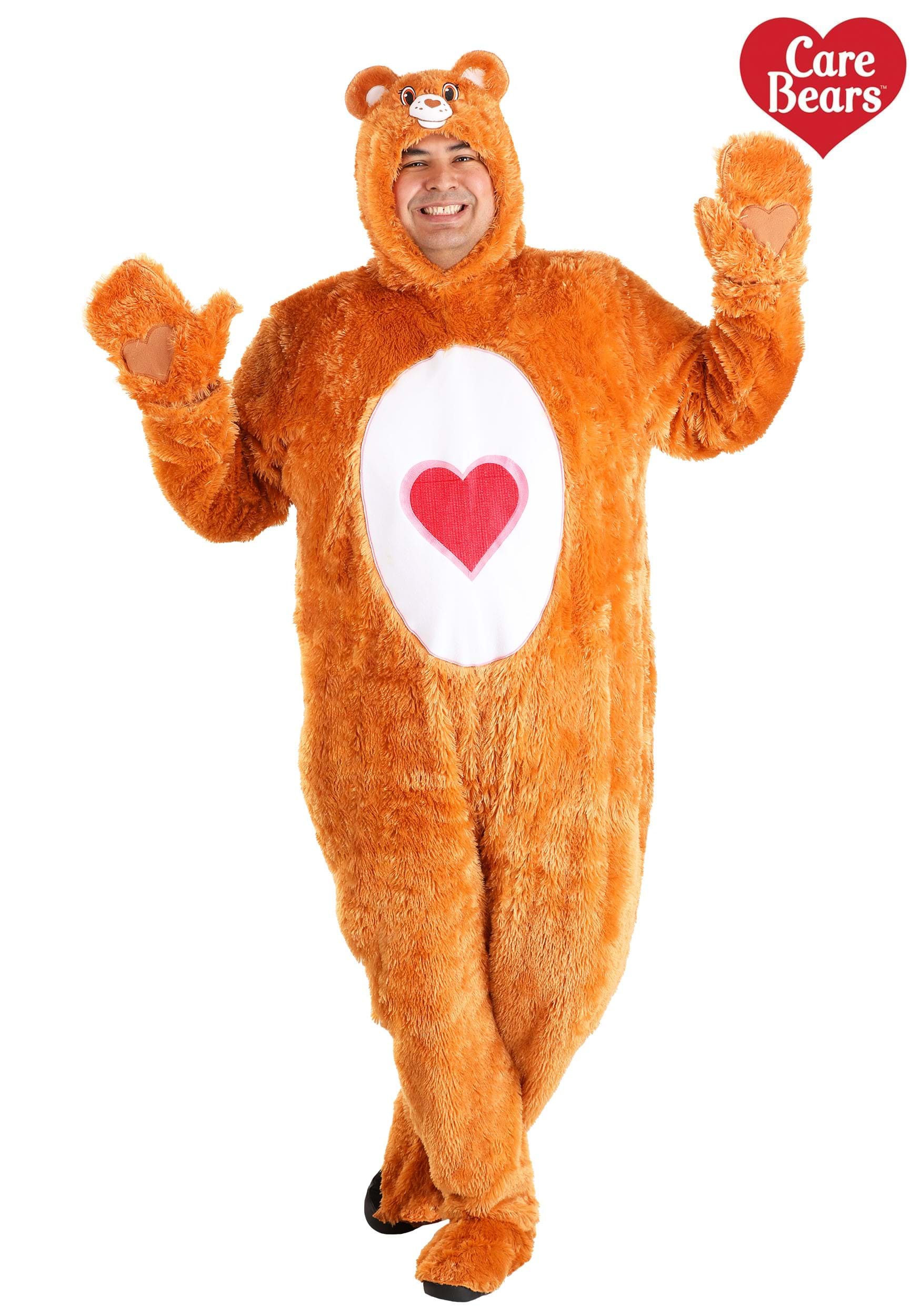 Plus Size Classic Tenderheart Bear Care Bear Costume for Adults
