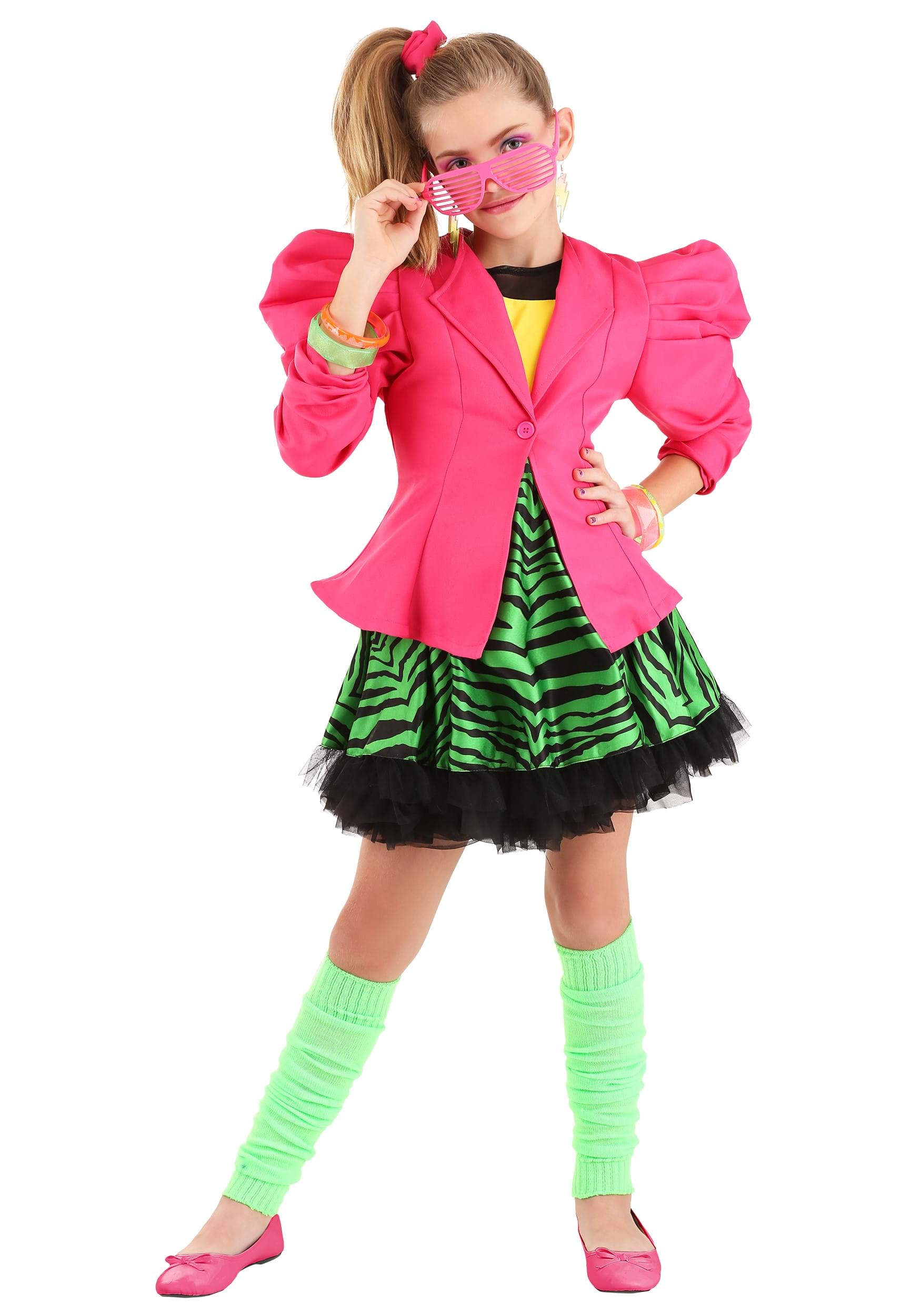 80s Valley Girl Girl's Costume