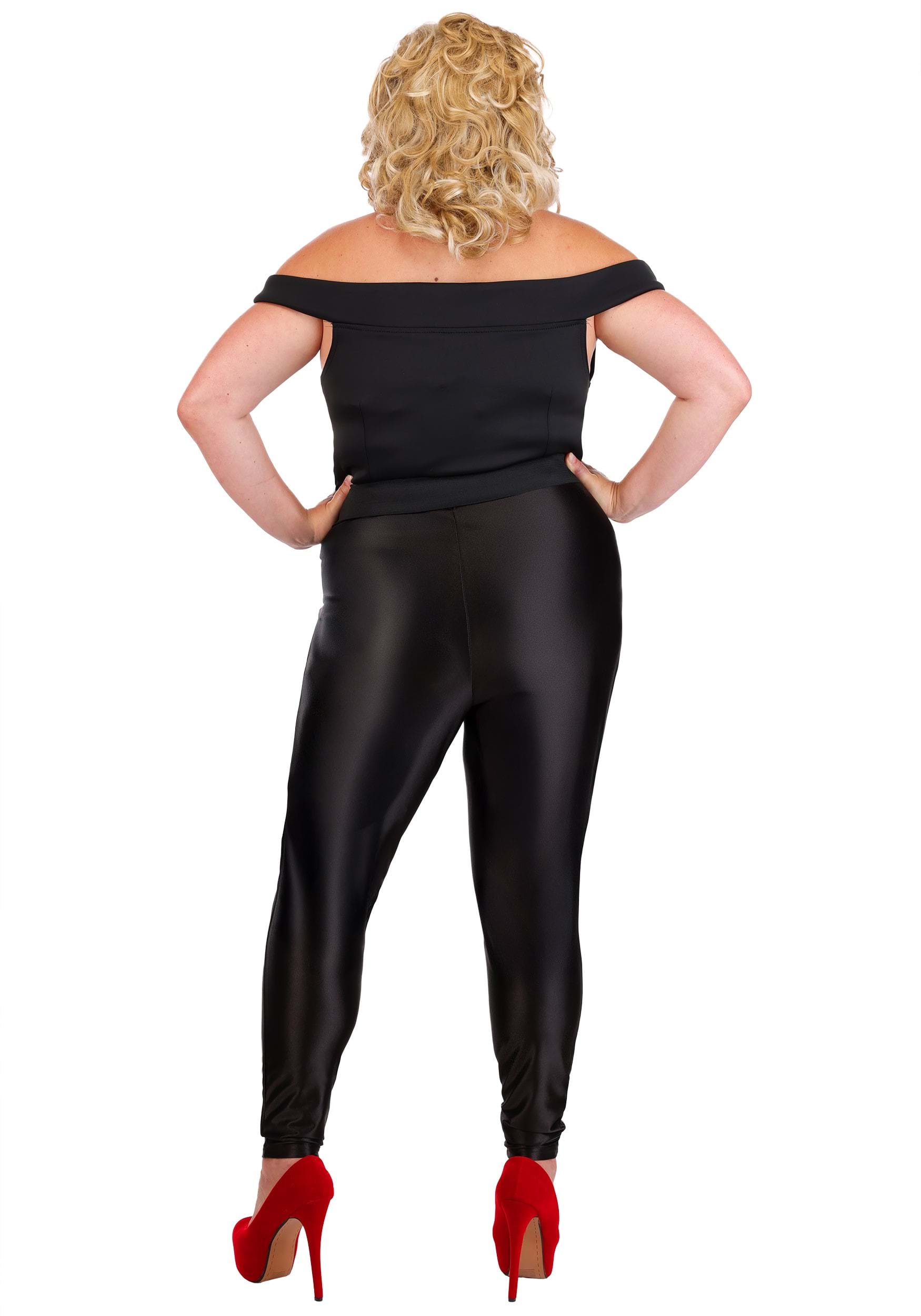 Women's Plus Size Deluxe Grease Bad Sandy Costume
