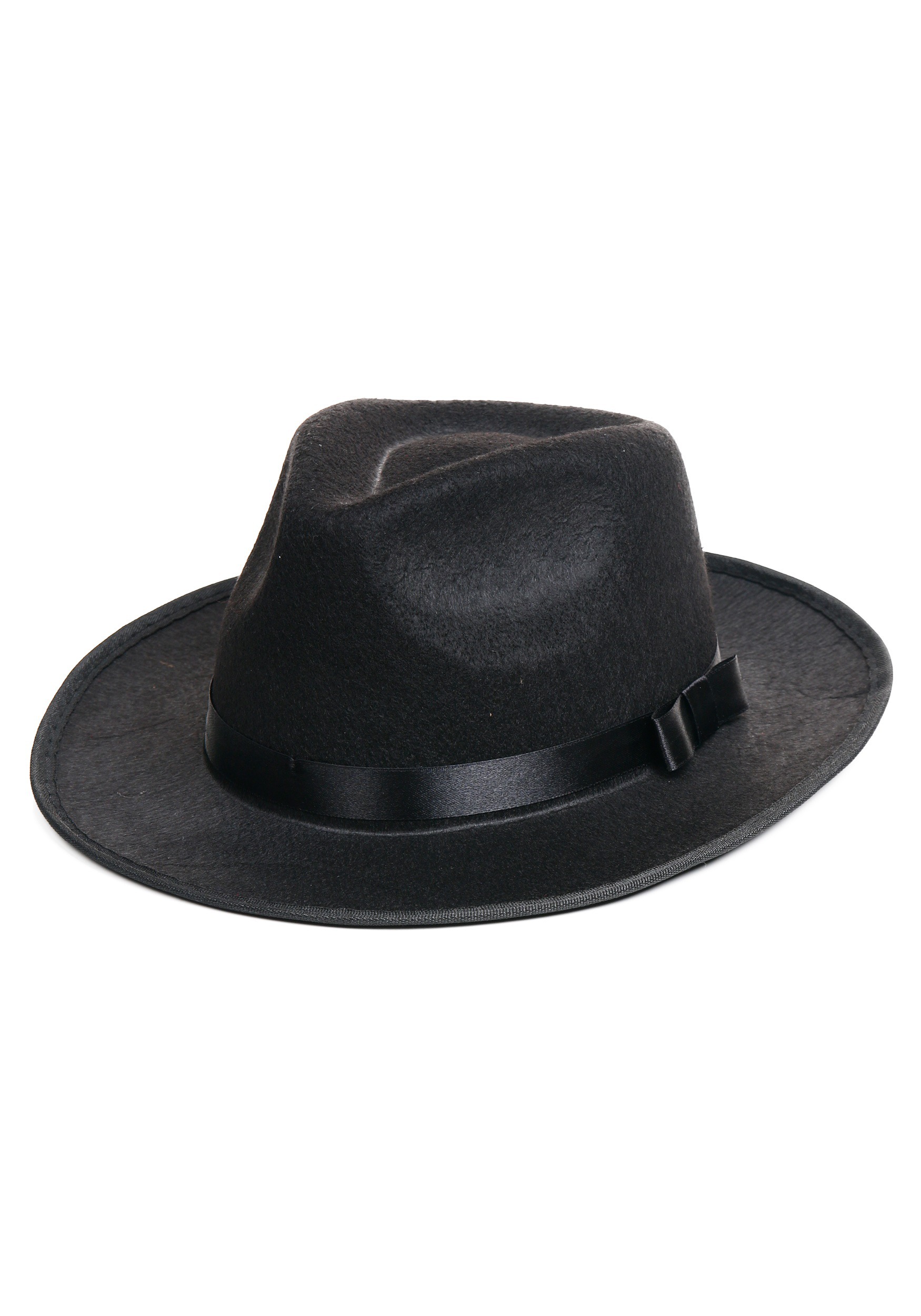 Adult Black Gangster Costume Hat