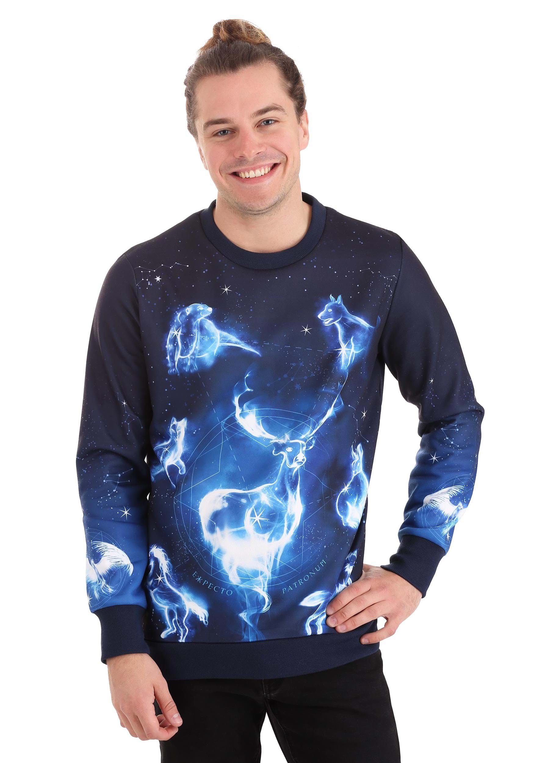 Harry Potter Patronus Ugly Sweatshirt for Adults