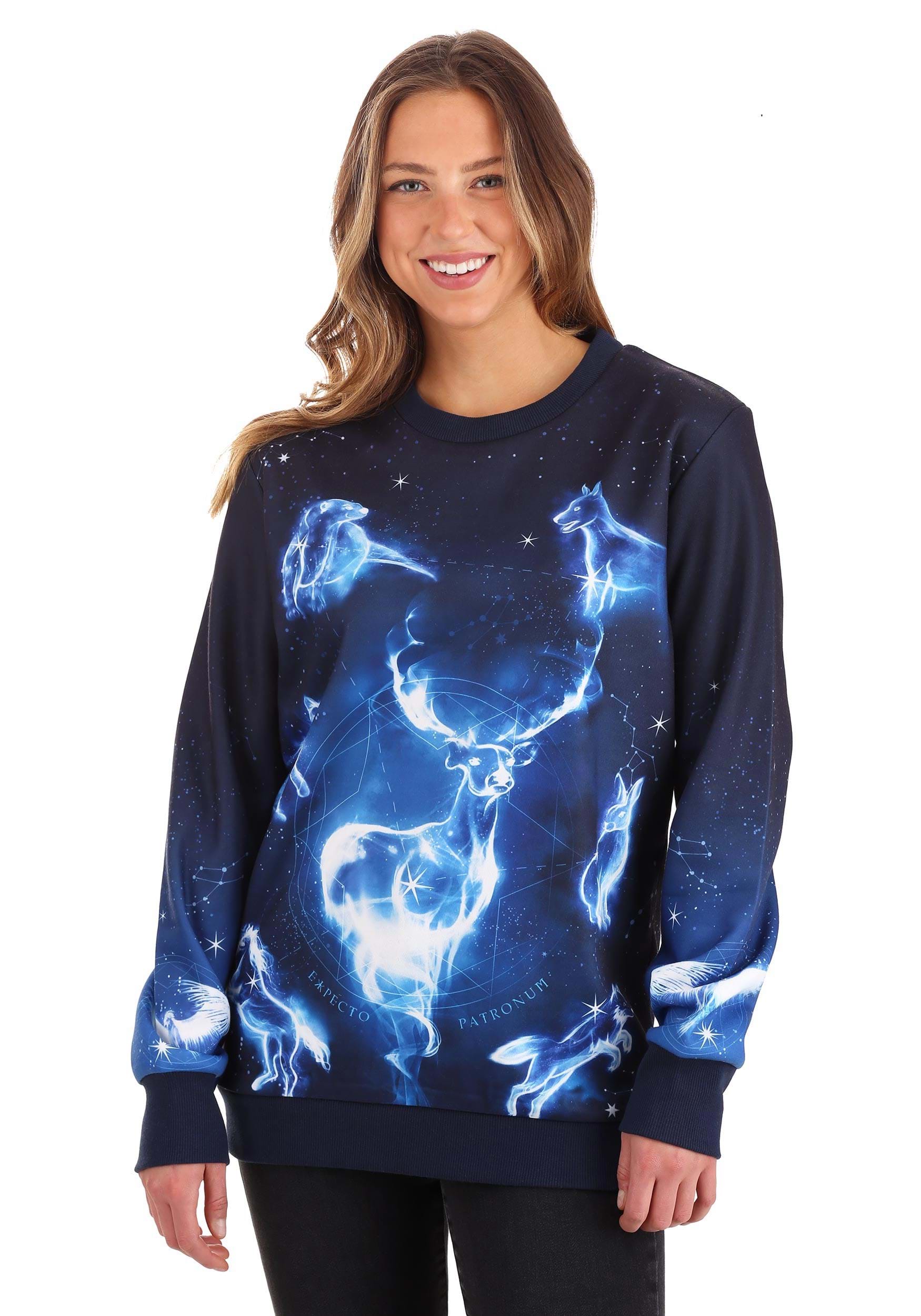 Harry Potter Patronus Ugly Sweatshirt for Adults