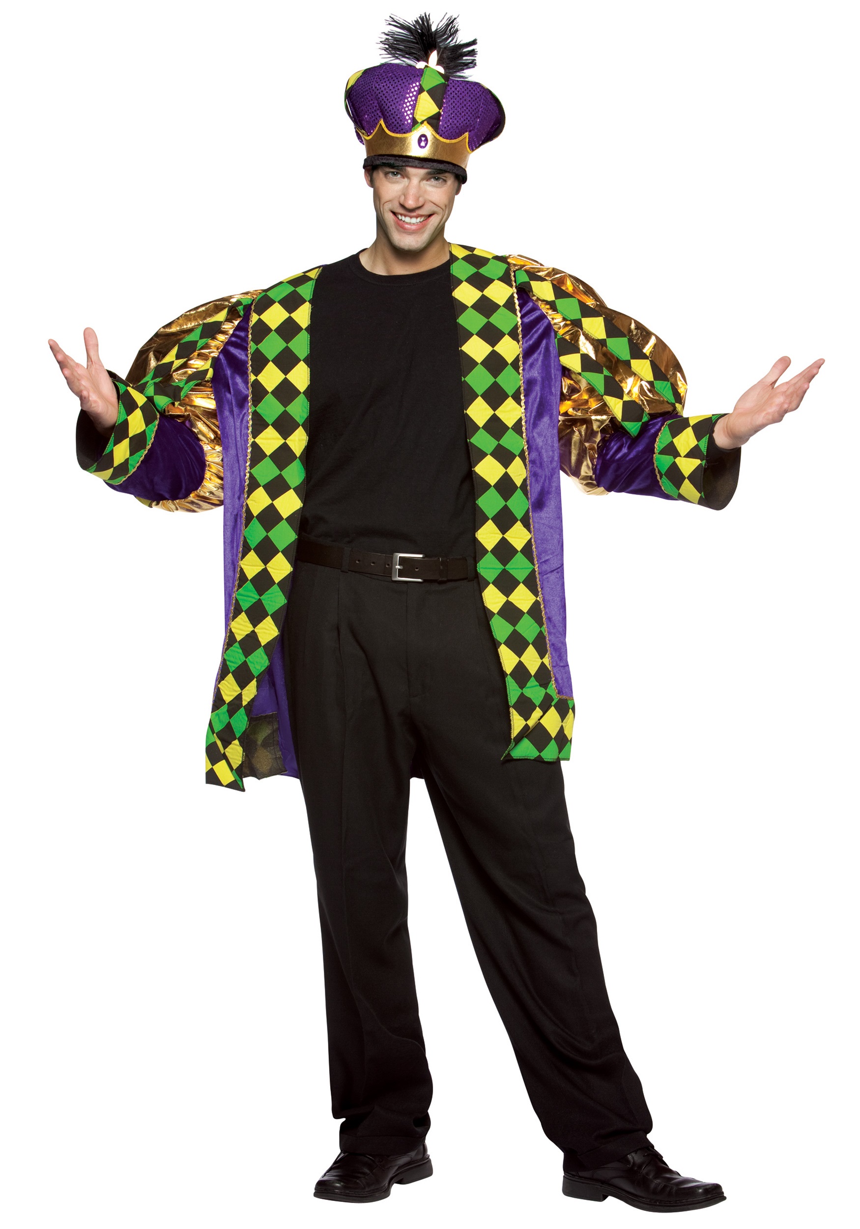 Mardi Gras Royalty Costume for Men