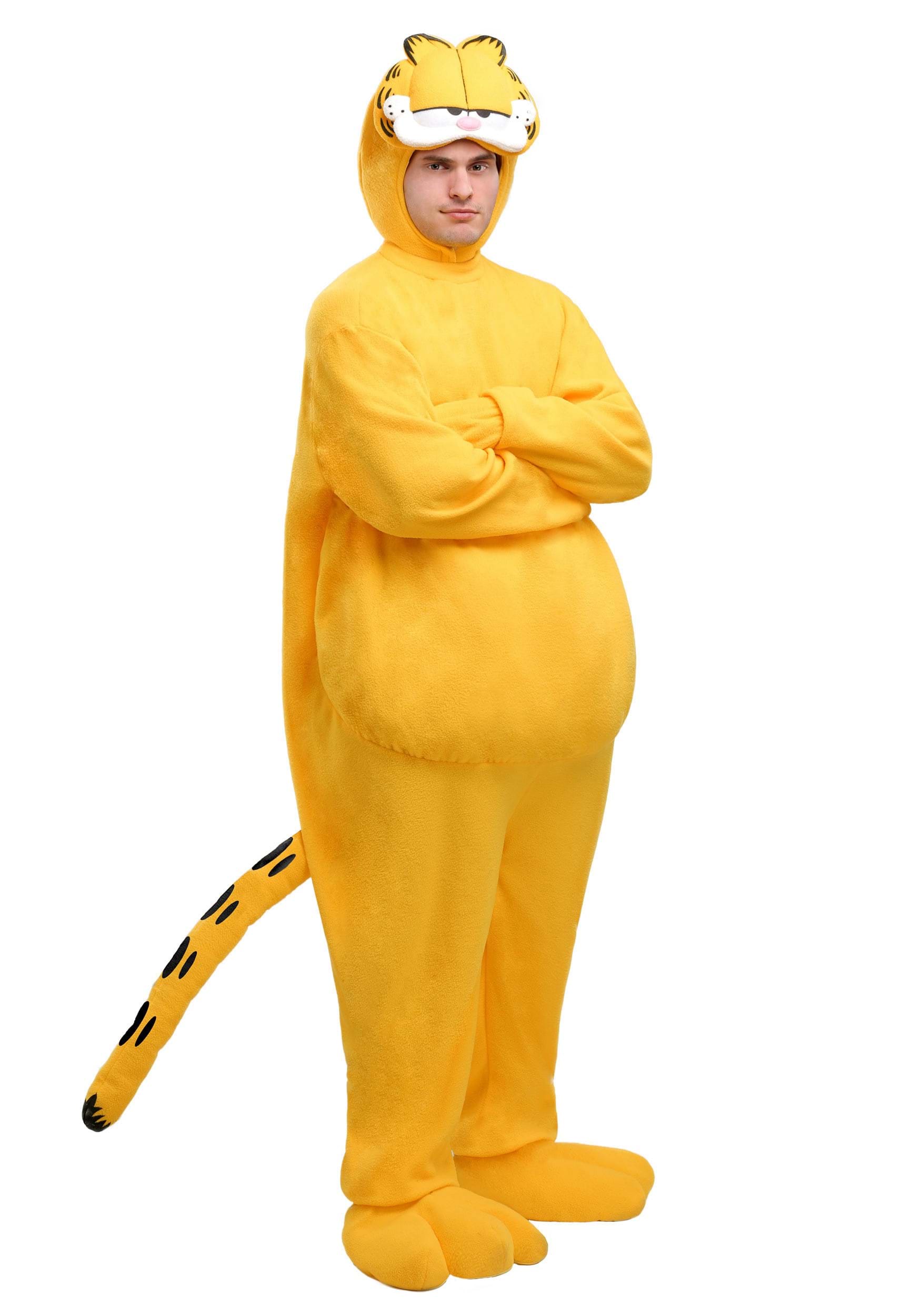 Men's Plus Size Garfield Costume