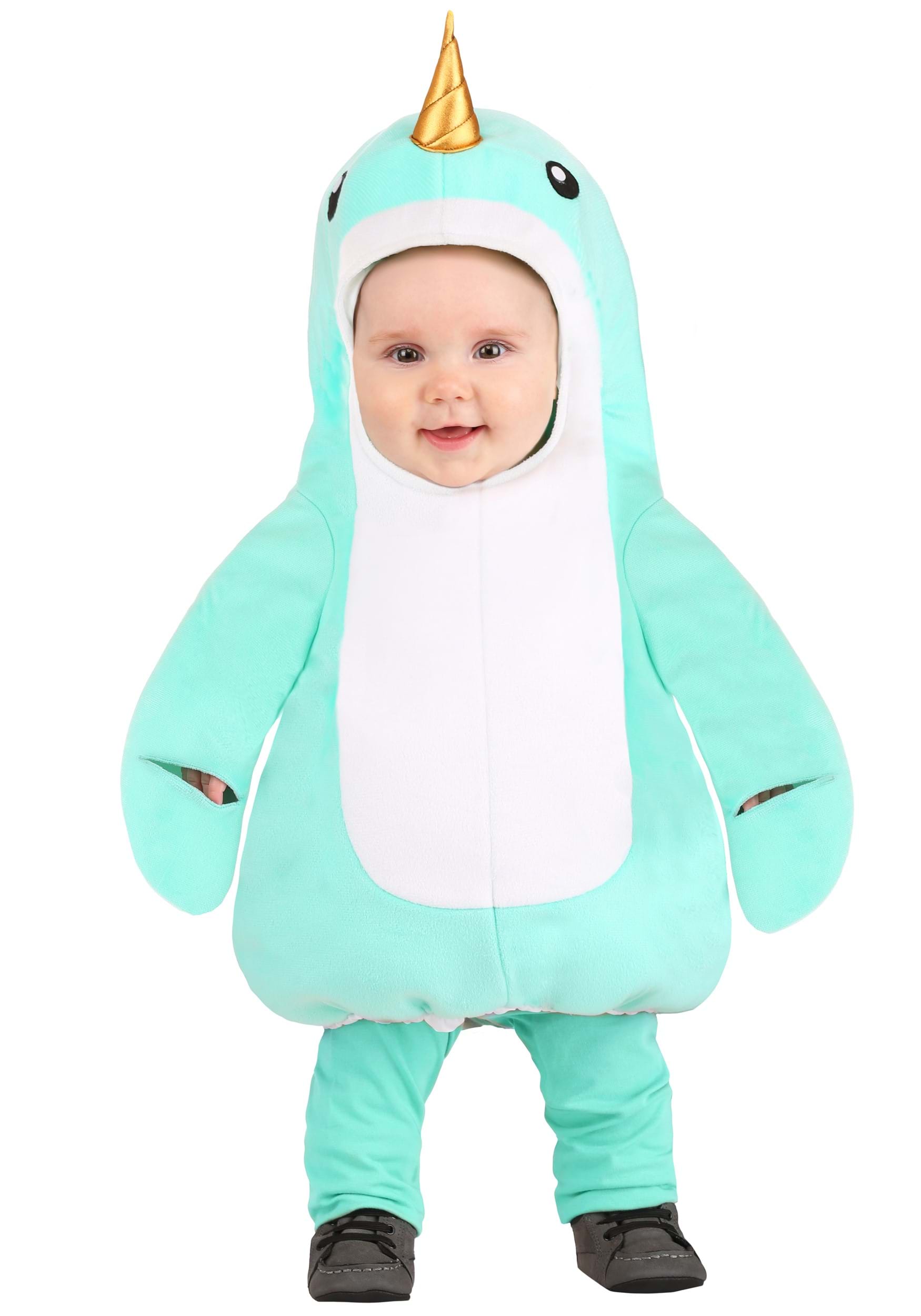 Blue Baby Narwhal Costume 1 Blue Baby Narwhal Costume