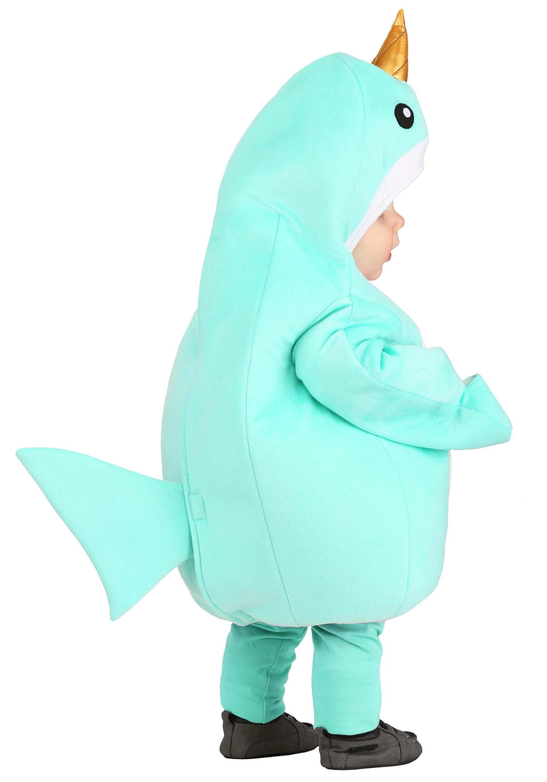 Blue Baby Narwhal Costume 2 Blue Baby Narwhal Costume