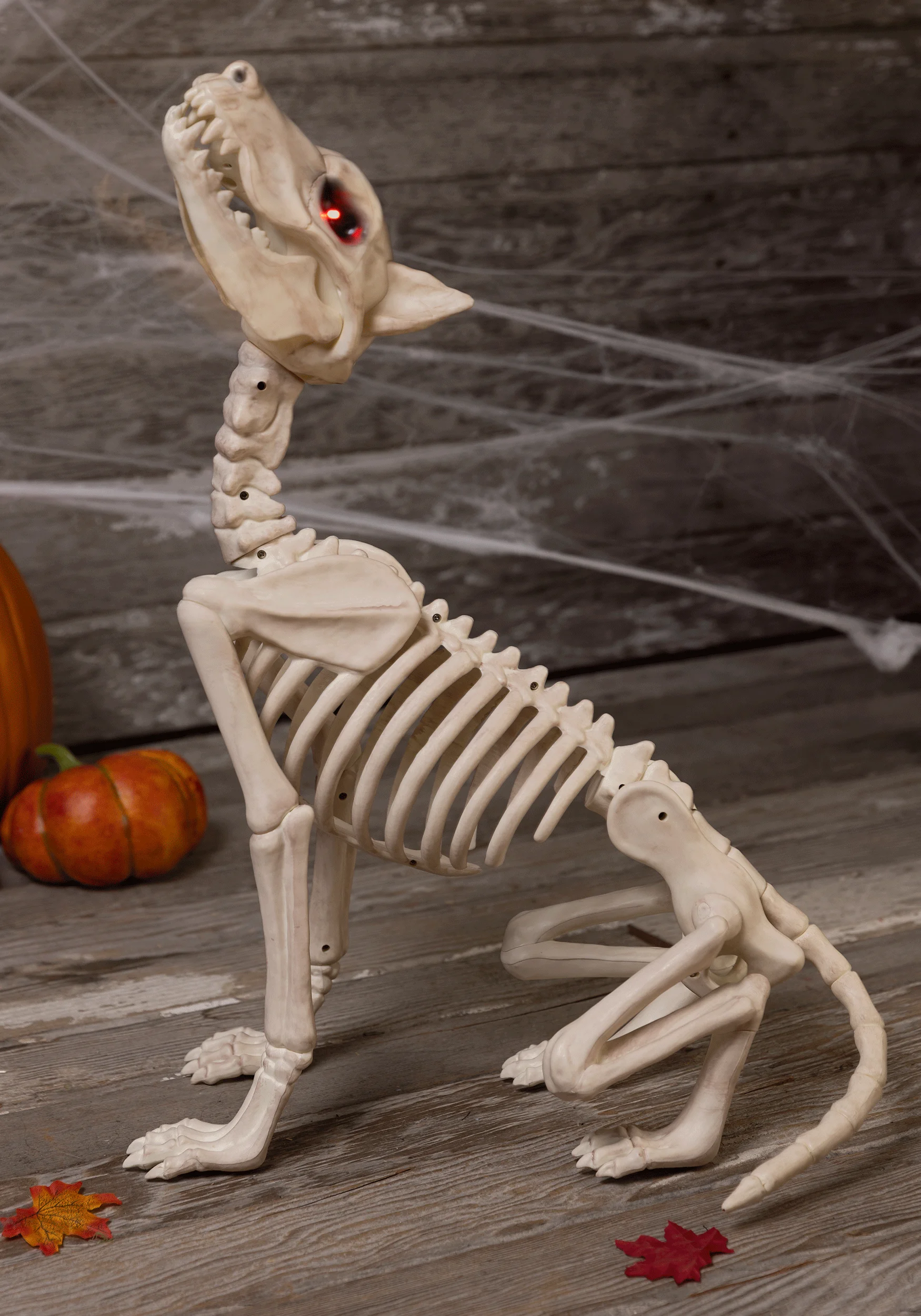 27-Inch Howling Bonez Skeleton Dog Animated Decoration
