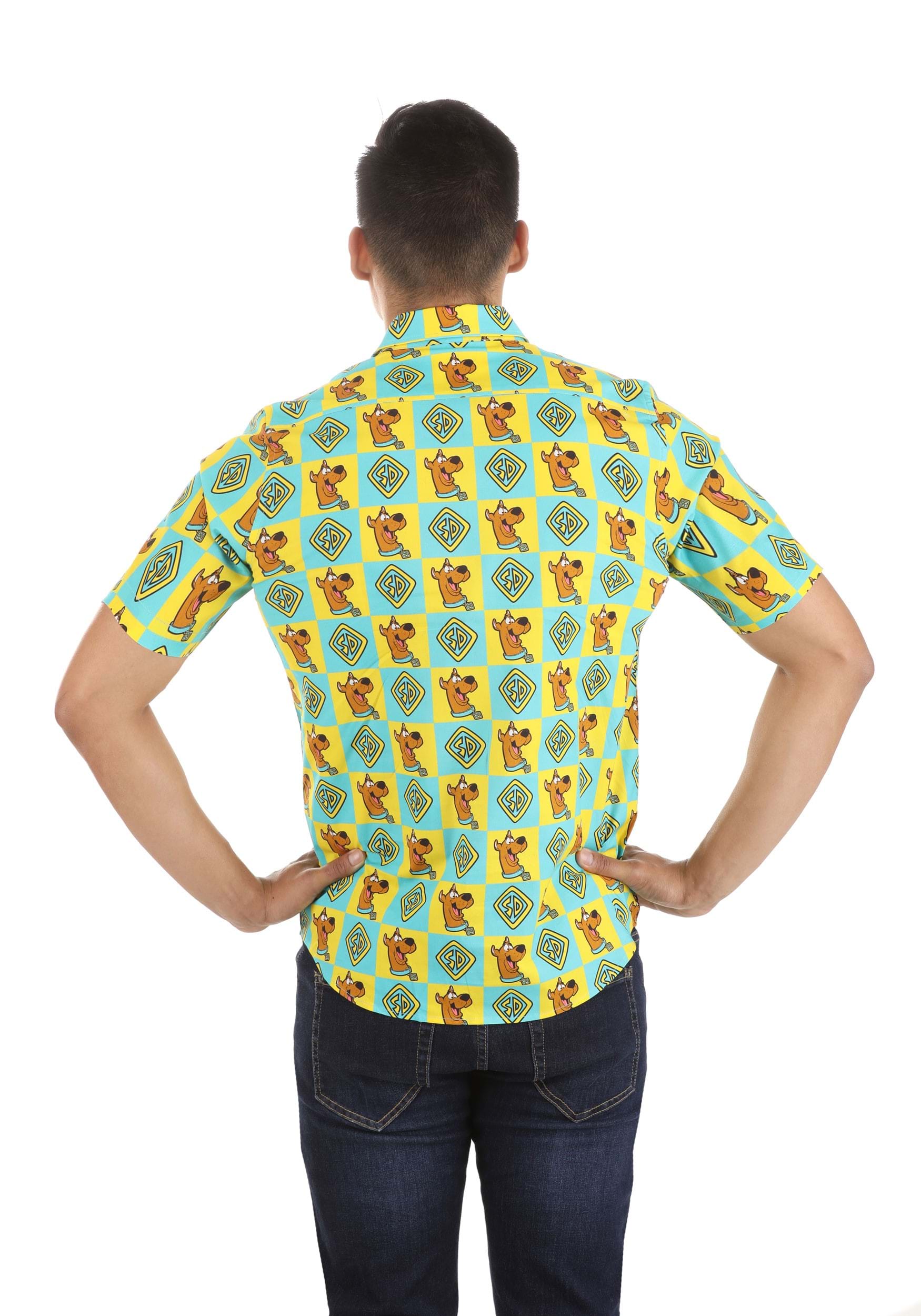 Scooby Doo Collar Shirt for Adults 7 Scooby Doo Collar Shirt for Adults