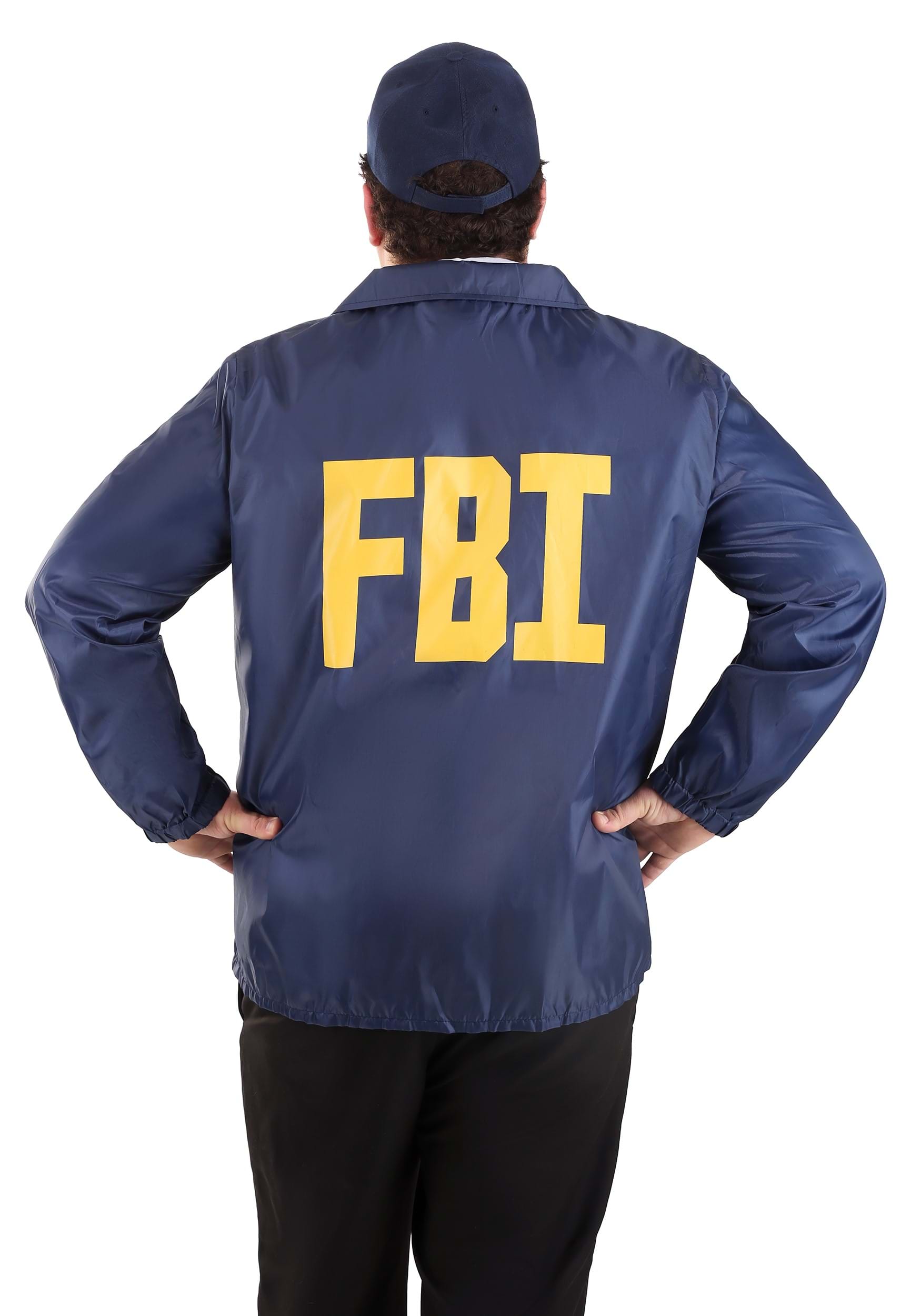 Adult Plus Size FBI Costume Jacket