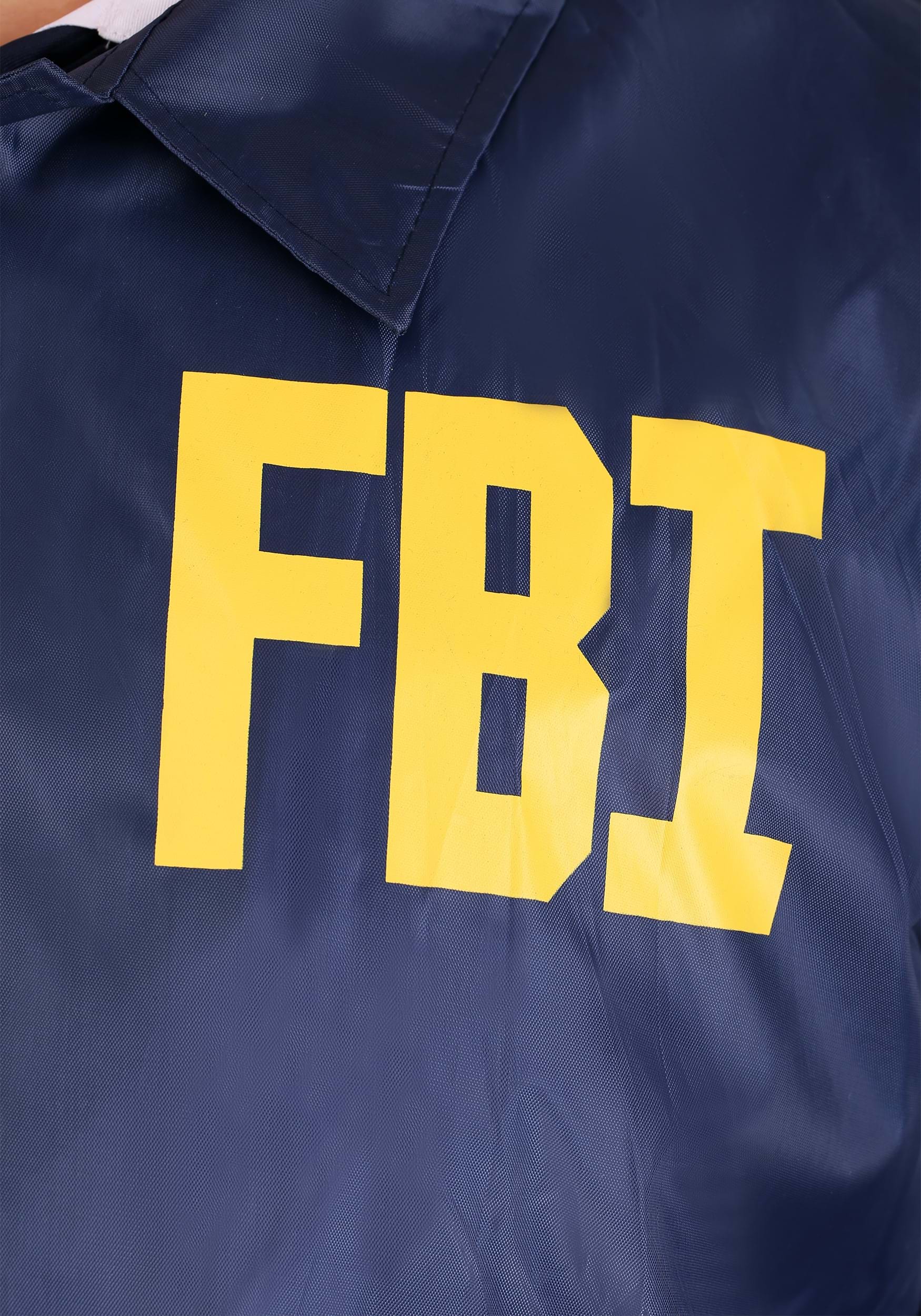 Adult Plus Size FBI Costume Jacket