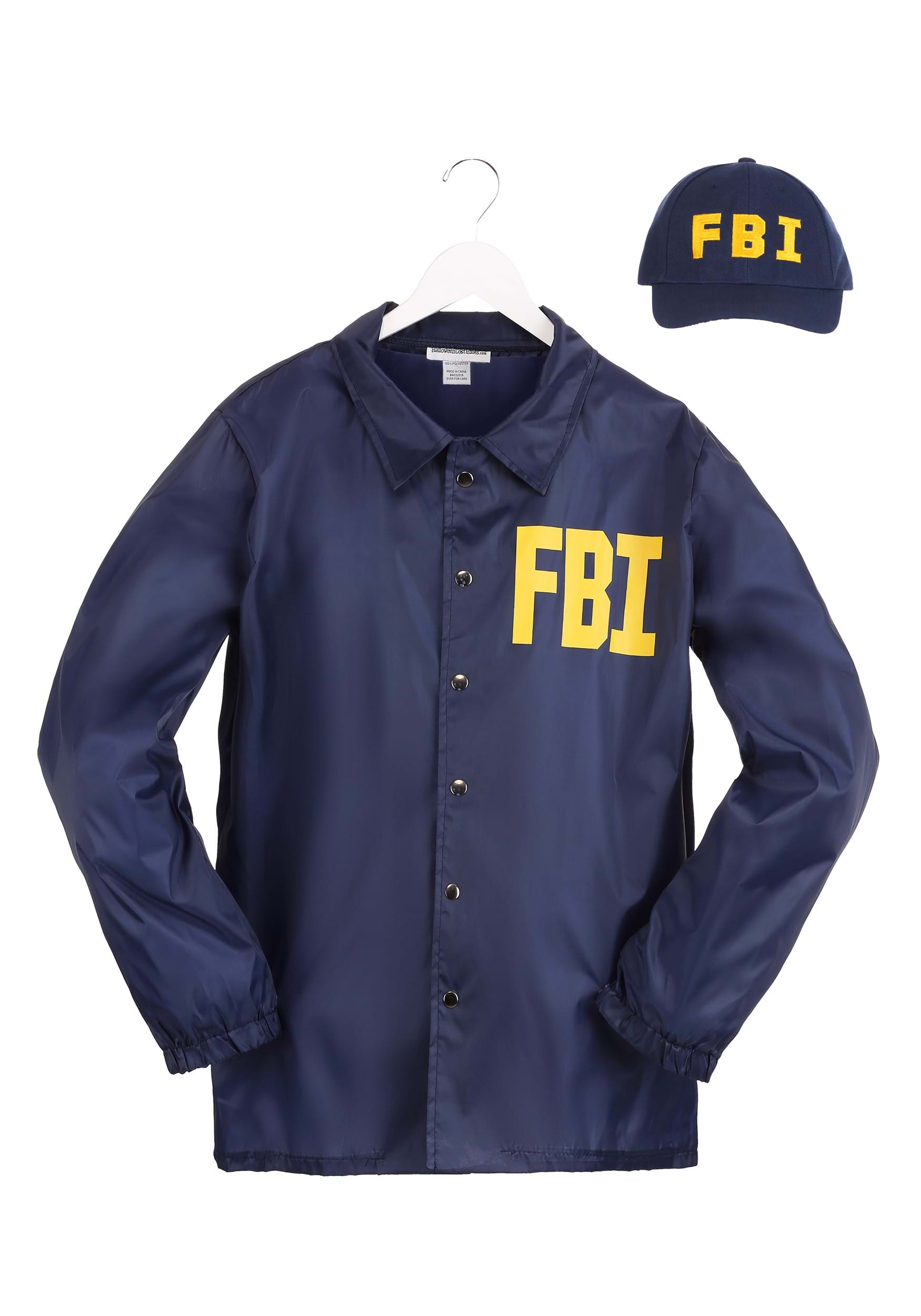 Adult Plus Size FBI Costume Jacket