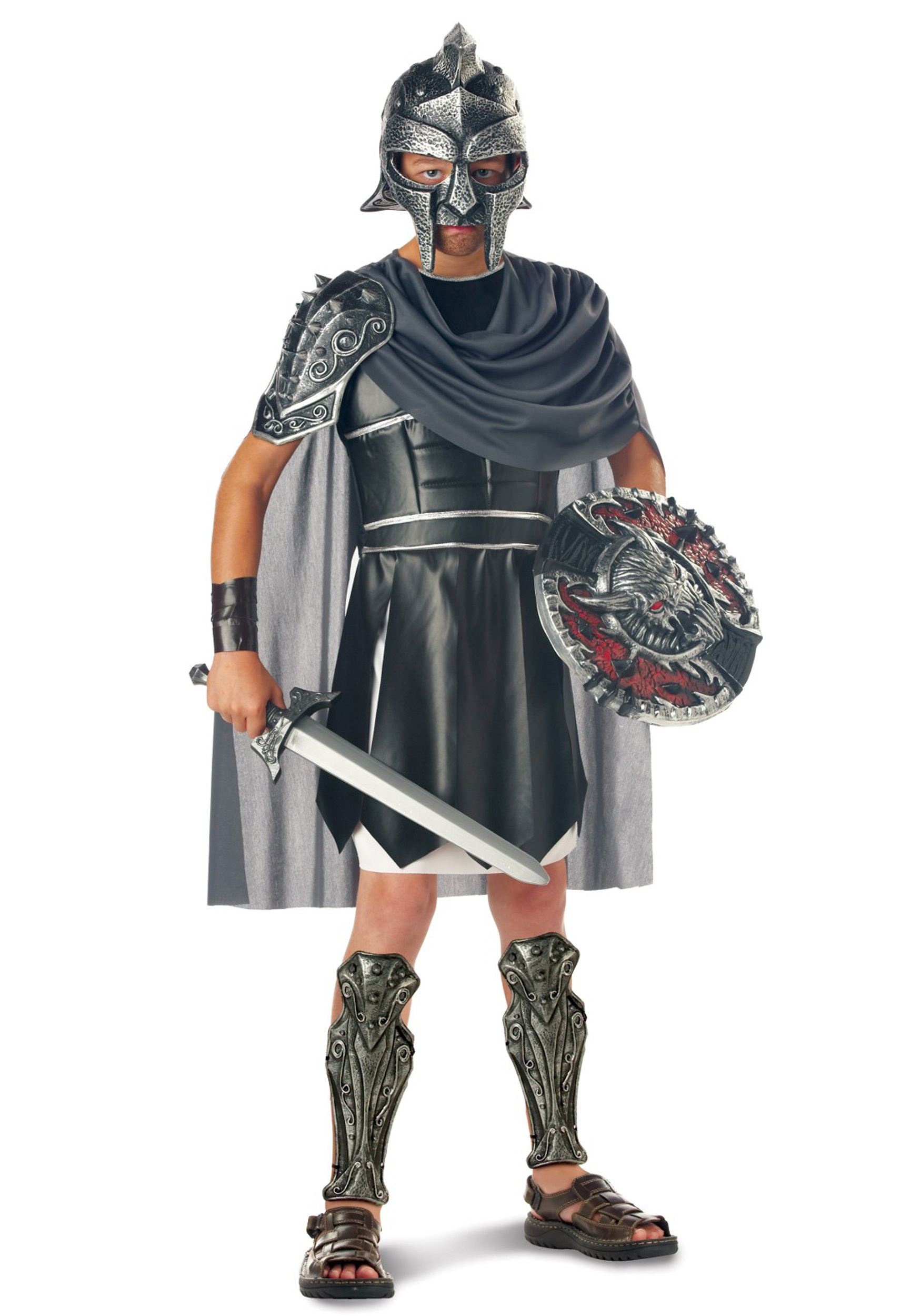 Kid's Spartan Warrior Costume 1 Kid's Spartan Warrior Costume