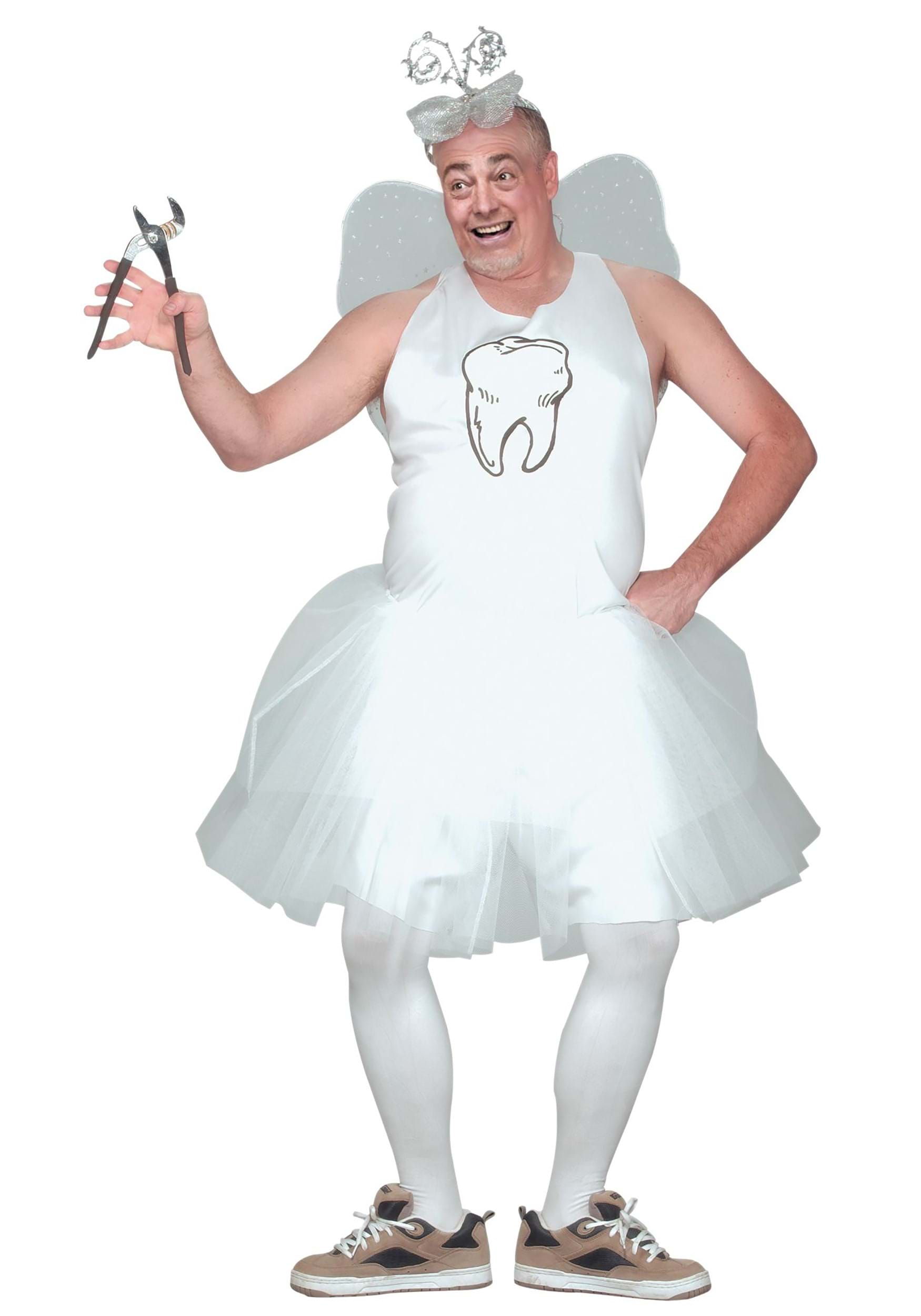 Plus Size Tooth Fairy Adult Costume