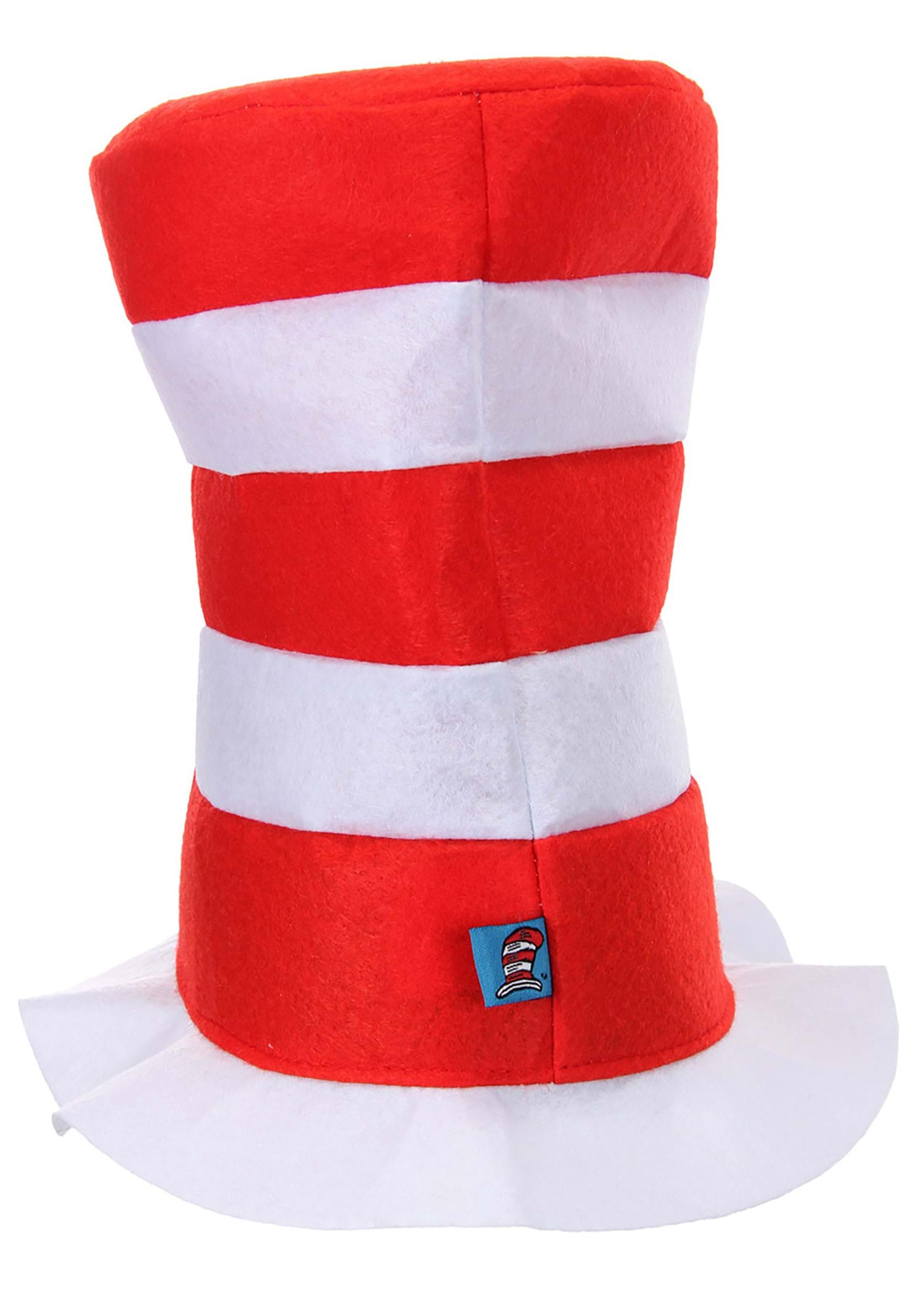 Kids The Cat in the Hat Felt Costume Stovepipe Hat 3 Kids The Cat in the Hat Felt Costume Stovepipe Hat