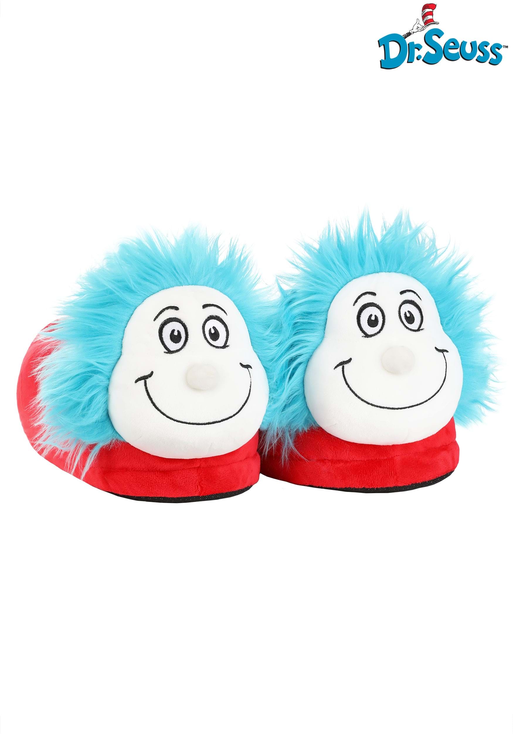 Adult Thing 1 & Thing 2 3D Character Slippers