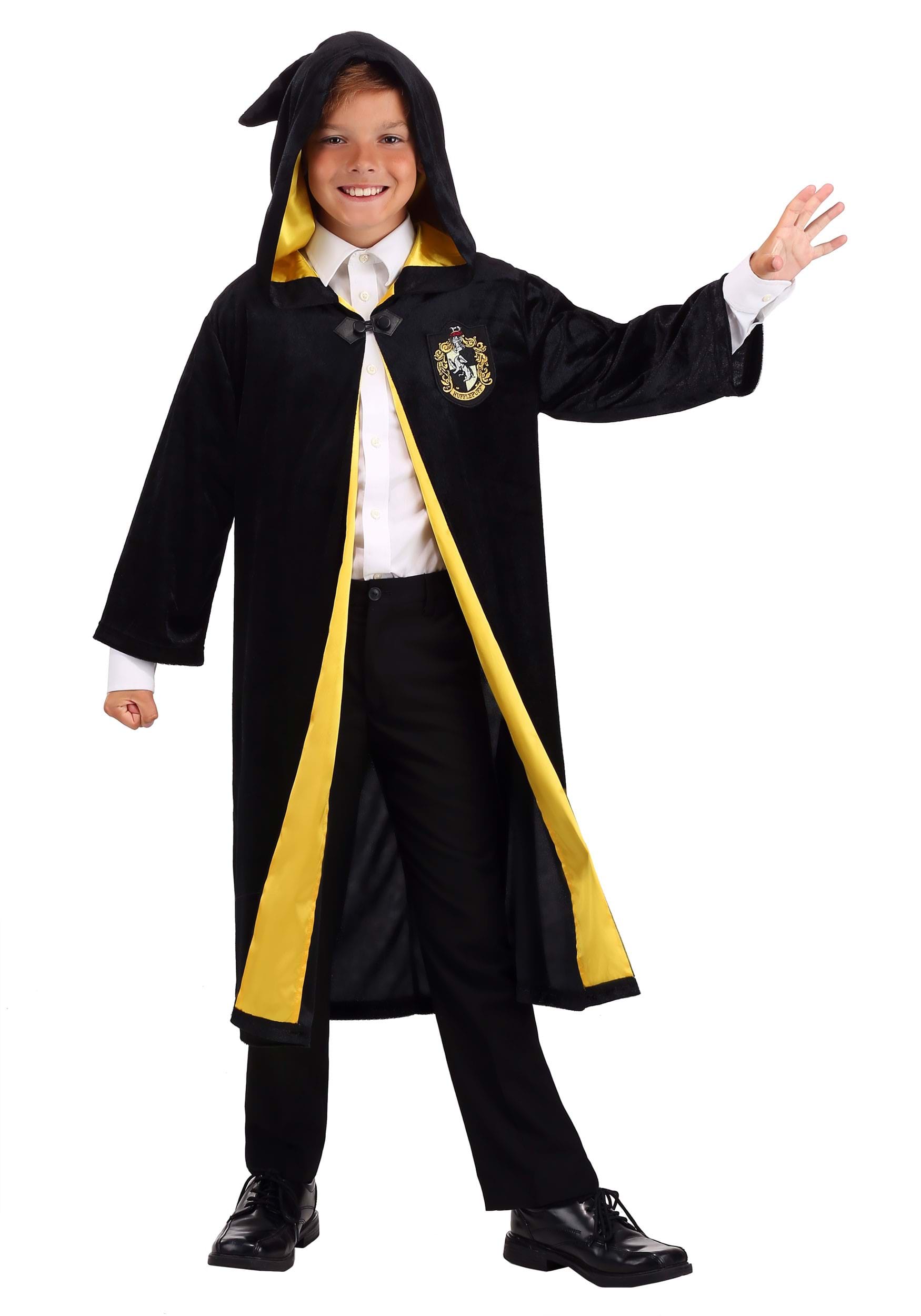 Harry Potter Kids Deluxe Hufflepuff Robe